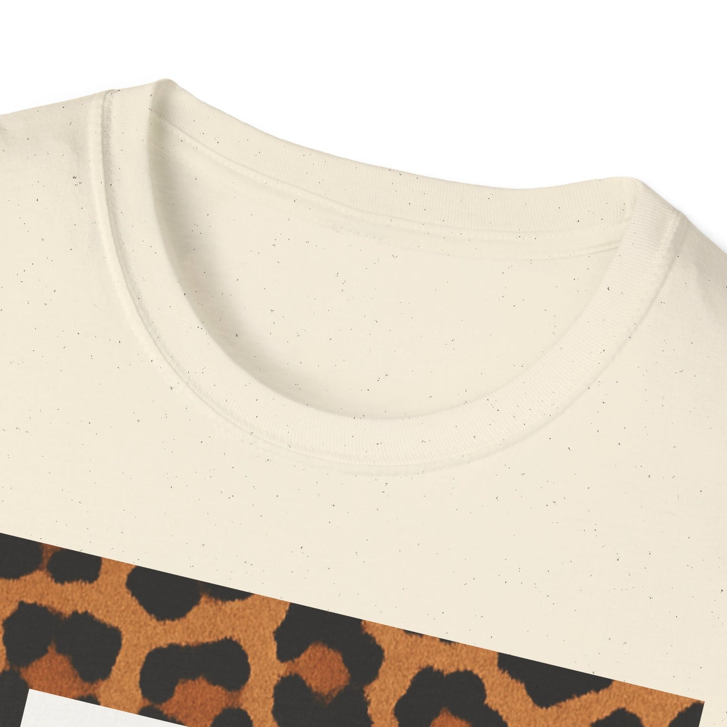 Tropical Leopard Print T-Shirt, Unisex Tee, Floral Graphic Shirt, Casual Wear, Summer Outfit, Gift for Nature Lovers
