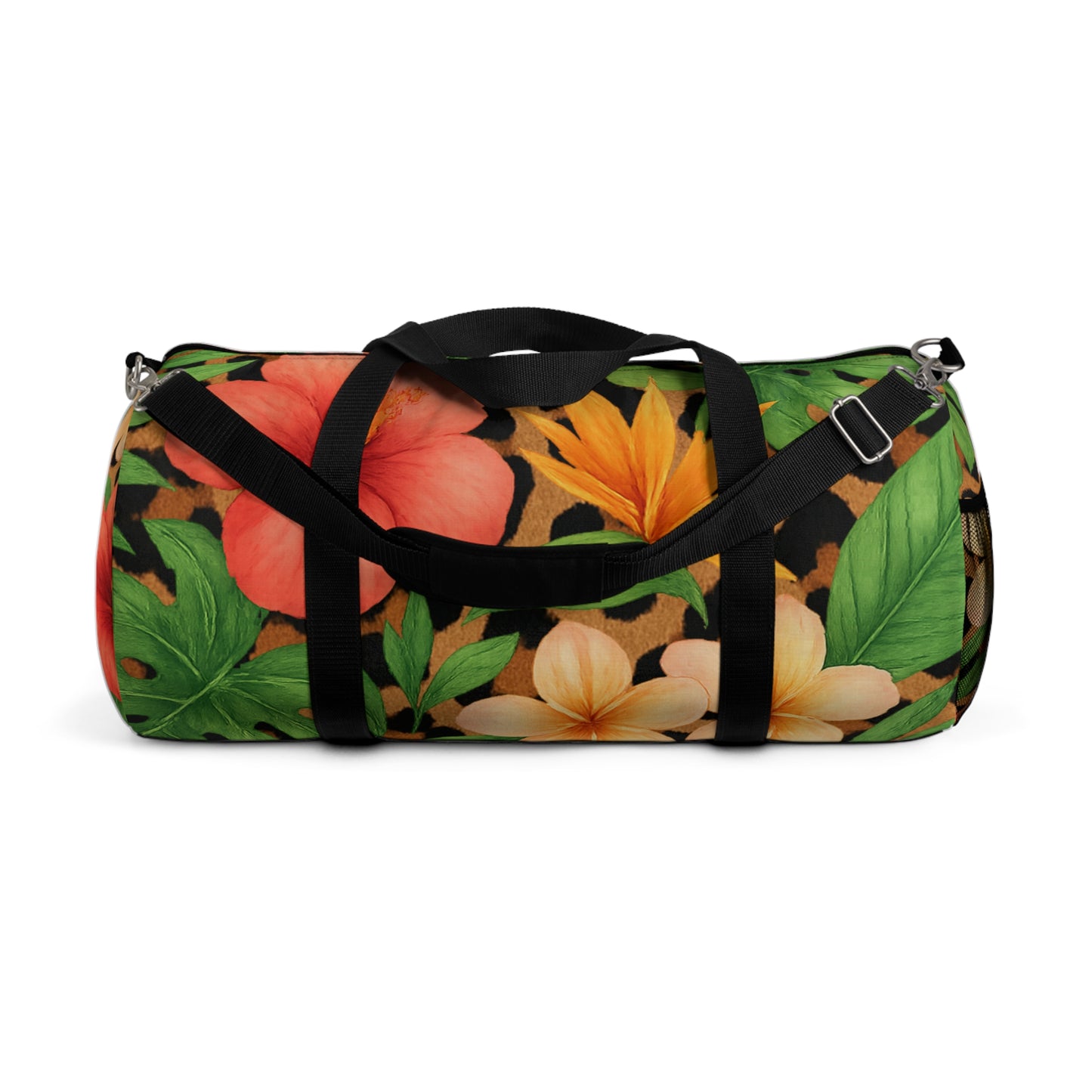 Tropical Floral Duffel Bag, Boho Weekender Bag, Gym Bag, Travel Bag, Stylish Overnight Bag, Perfect for Beach Trips & Gifts
