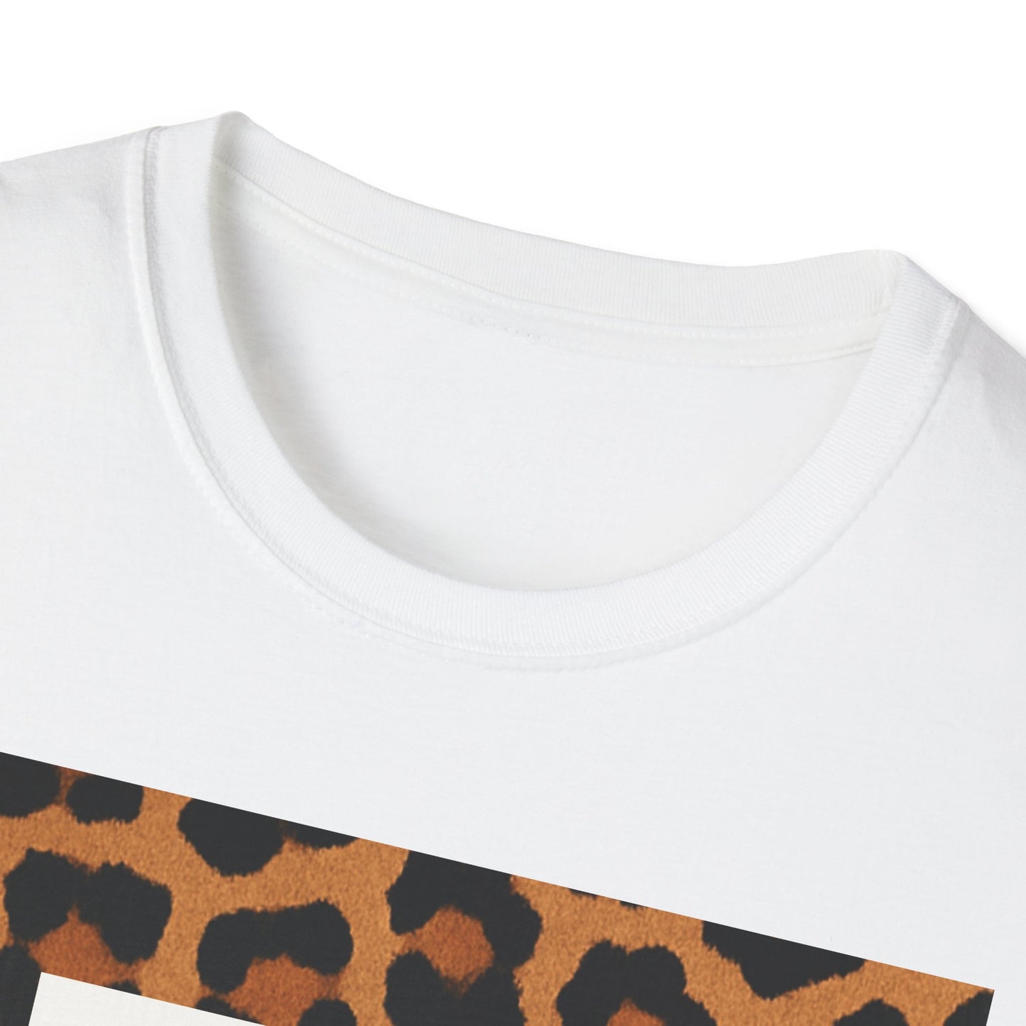 Tropical Leopard Print T-Shirt, Unisex Tee, Floral Graphic Shirt, Casual Wear, Summer Outfit, Gift for Nature Lovers