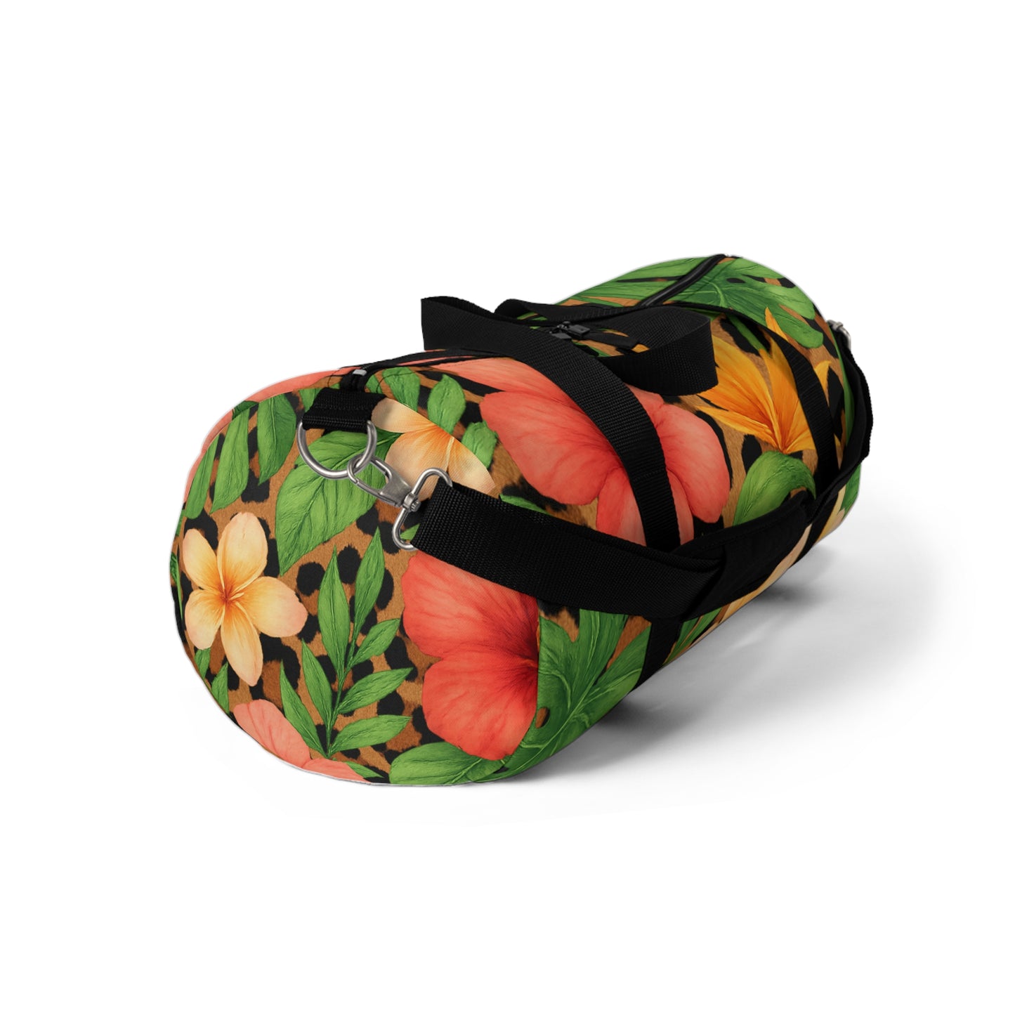 Tropical Floral Duffel Bag, Boho Weekender Bag, Gym Bag, Travel Bag, Stylish Overnight Bag, Perfect for Beach Trips & Gifts