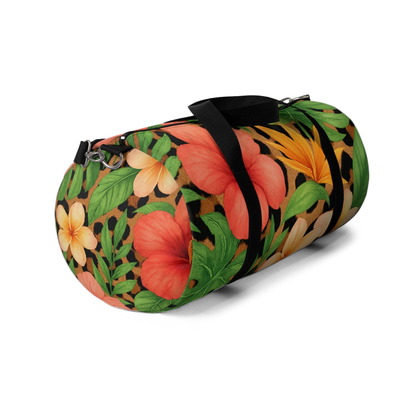 Tropical Floral Duffel Bag, Boho Weekender Bag, Gym Bag, Travel Bag, Stylish Overnight Bag, Perfect for Beach Trips & Gifts