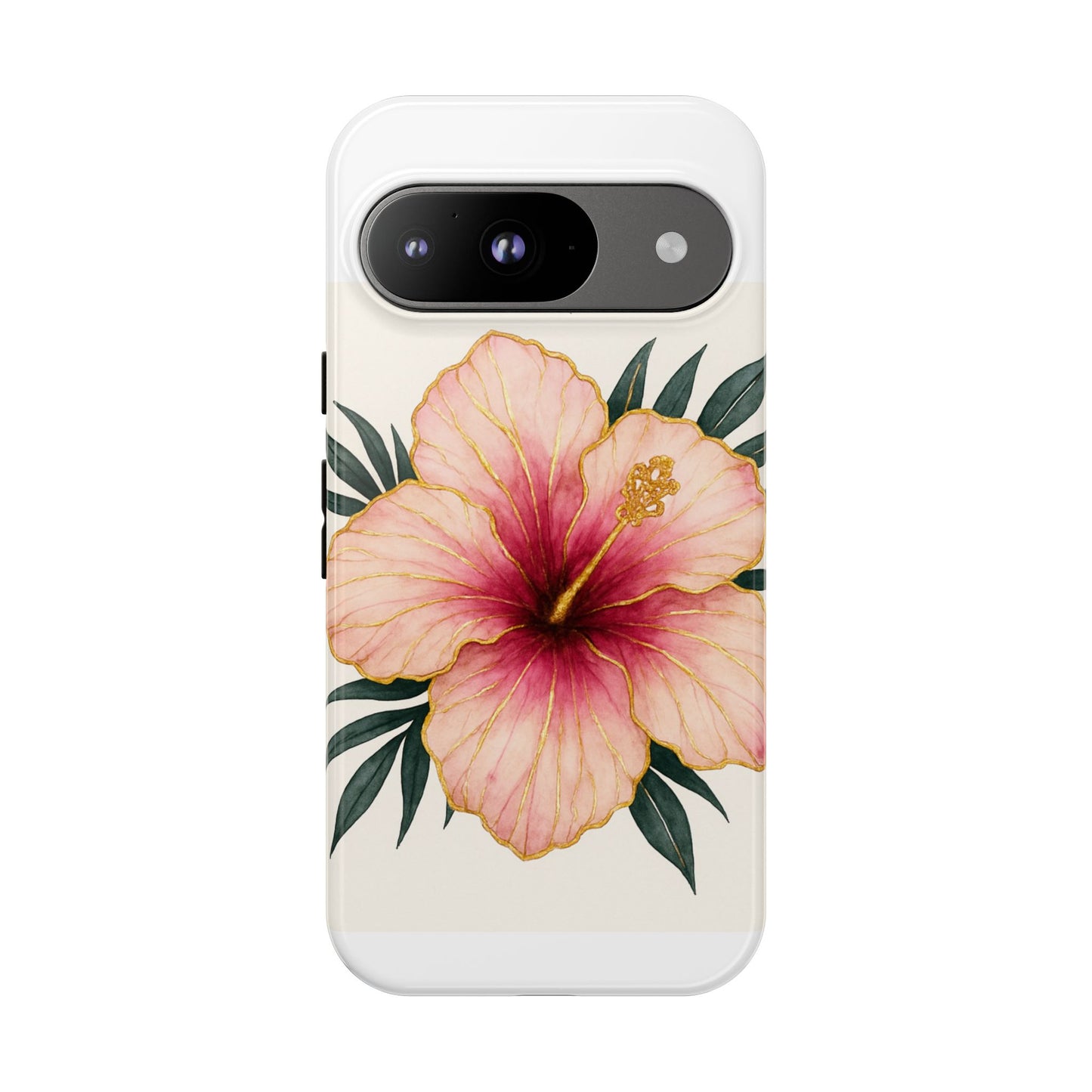 Hibiscus Flower Phone Case | Tropical Floral Design, Tough Phone Cover, Summer Vibes, Gift for Nature Lovers, Birthday Present