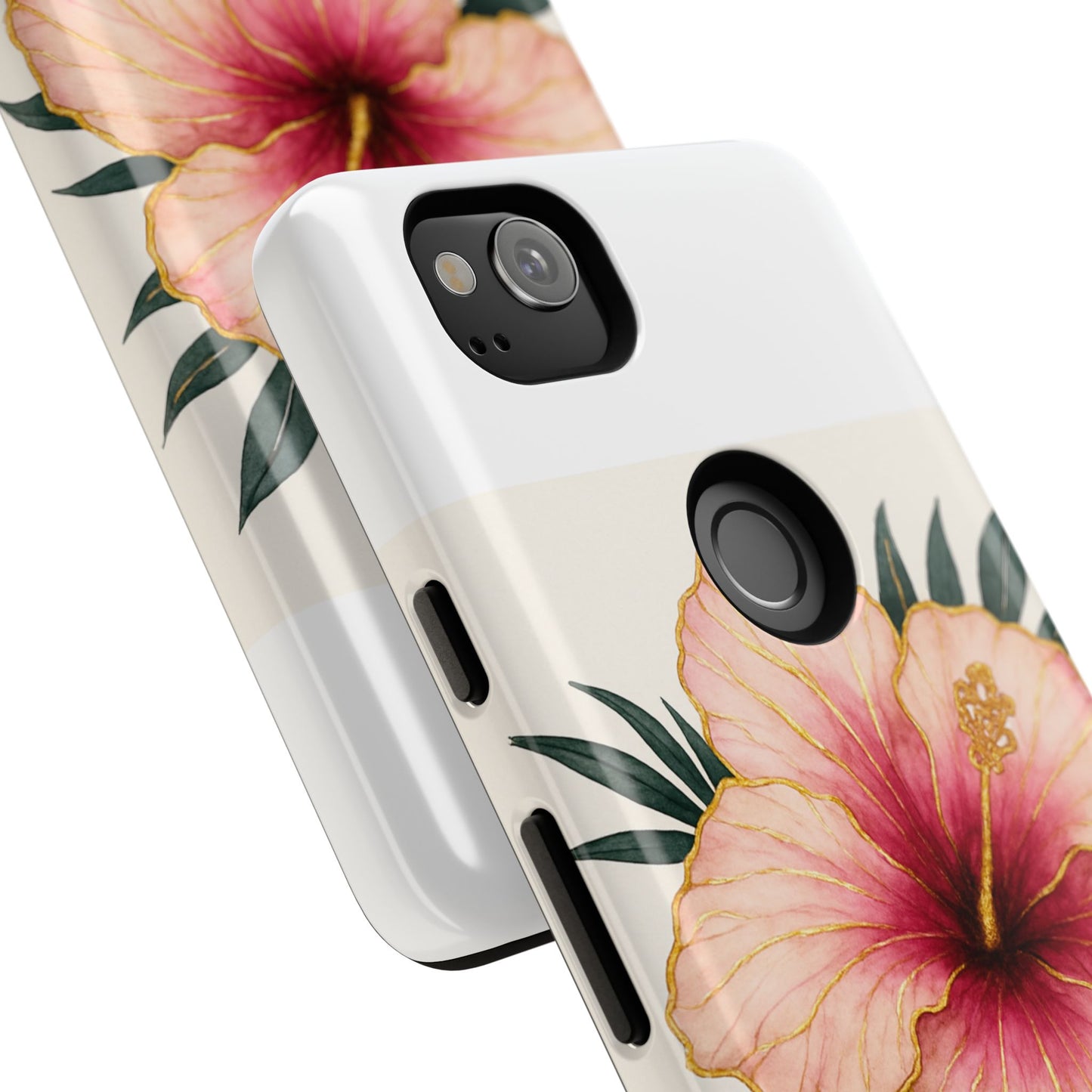 Hibiscus Flower Phone Case | Tropical Floral Design, Tough Phone Cover, Summer Vibes, Gift for Nature Lovers, Birthday Present