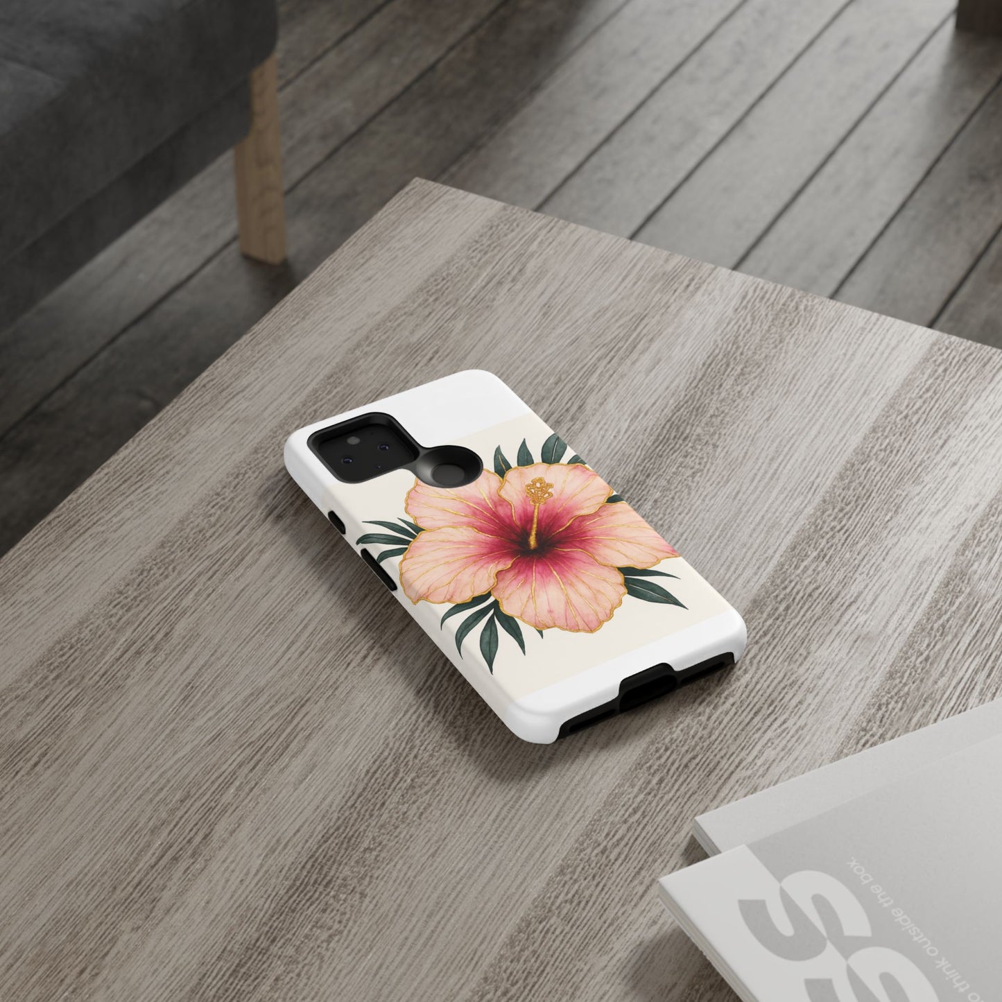 Hibiscus Flower Phone Case | Tropical Floral Design, Tough Phone Cover, Summer Vibes, Gift for Nature Lovers, Birthday Present