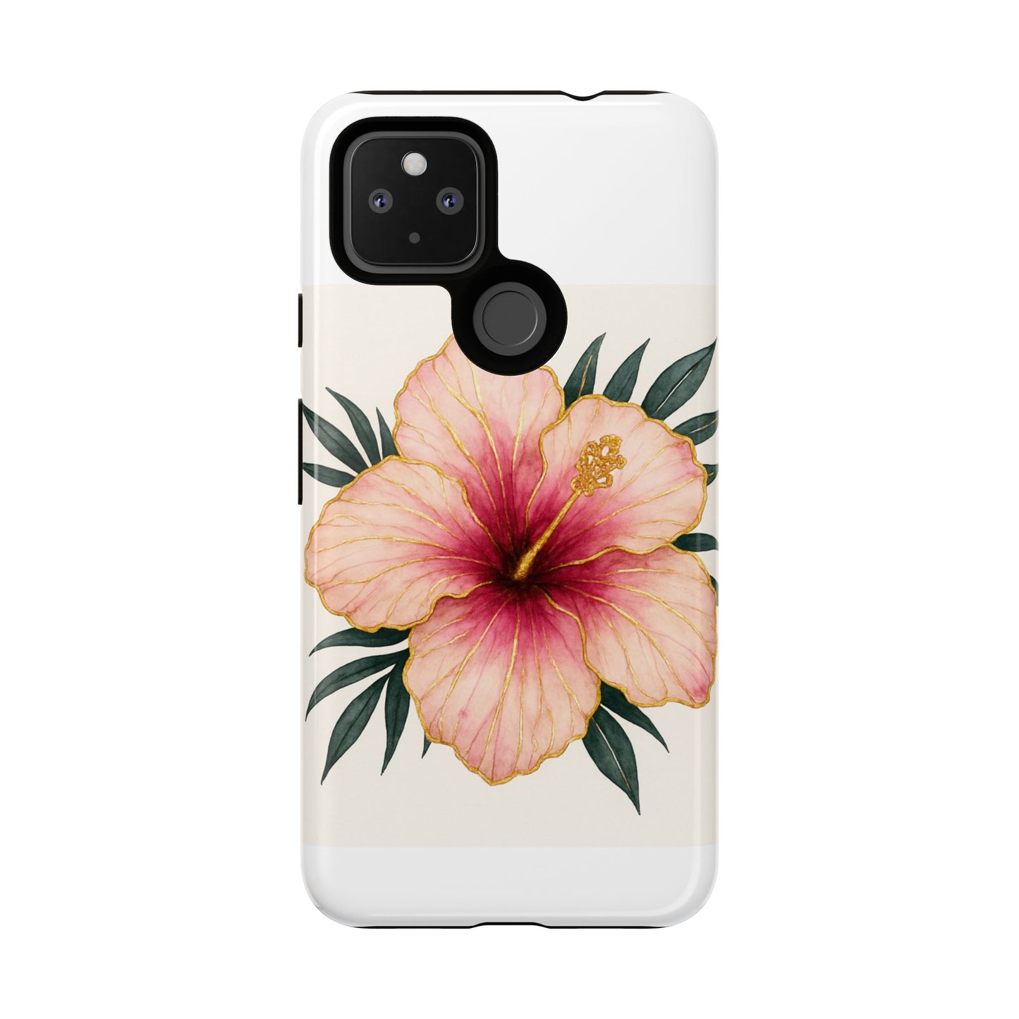 Hibiscus Flower Phone Case | Tropical Floral Design, Tough Phone Cover, Summer Vibes, Gift for Nature Lovers, Birthday Present