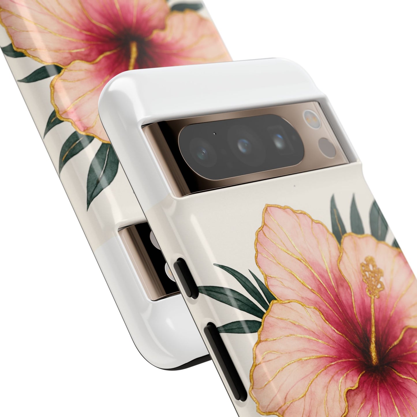 Hibiscus Flower Phone Case | Tropical Floral Design, Tough Phone Cover, Summer Vibes, Gift for Nature Lovers, Birthday Present