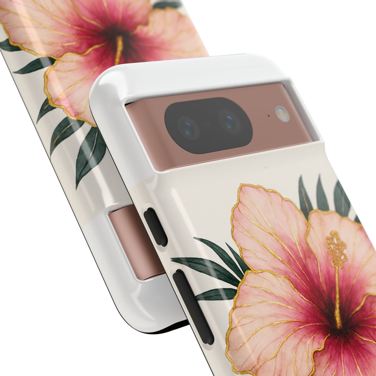 Hibiscus Flower Phone Case | Tropical Floral Design, Tough Phone Cover, Summer Vibes, Gift for Nature Lovers, Birthday Present