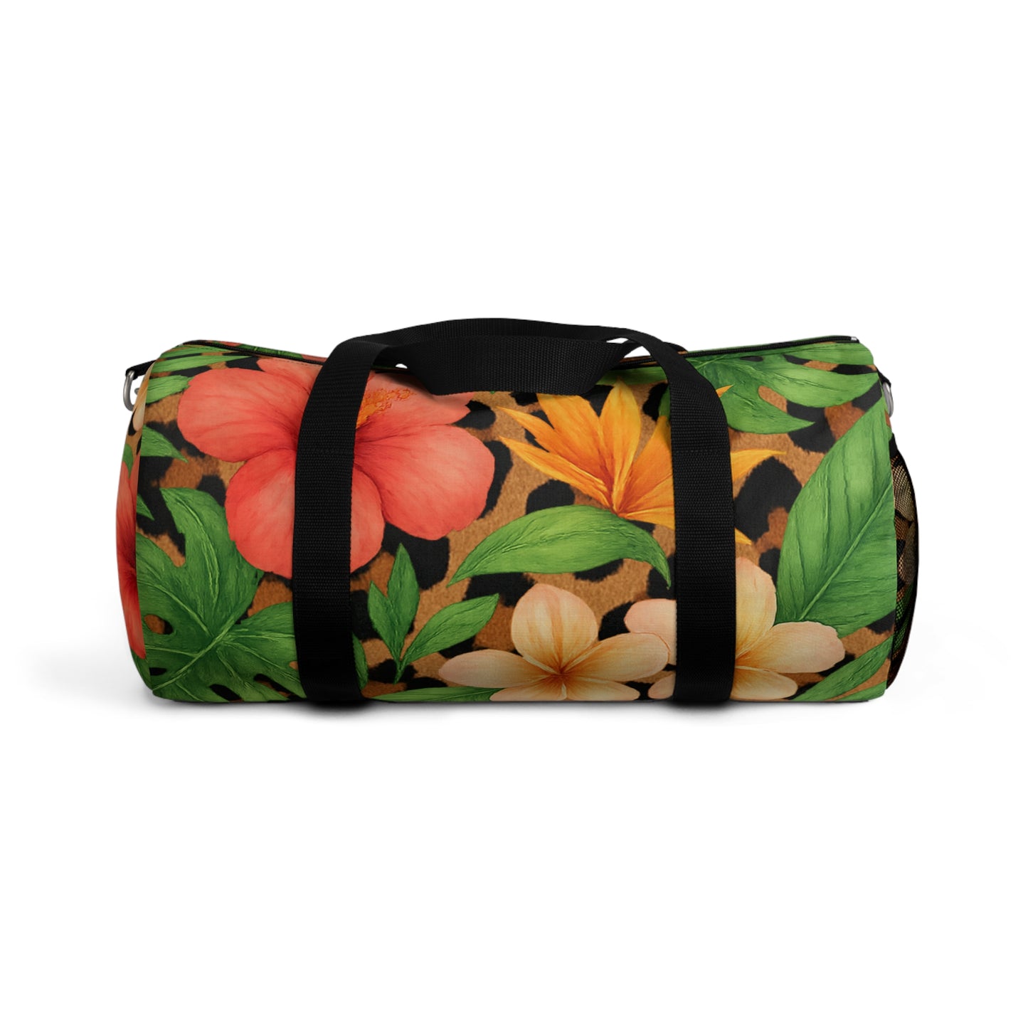Tropical Floral Duffel Bag, Boho Weekender Bag, Gym Bag, Travel Bag, Stylish Overnight Bag, Perfect for Beach Trips & Gifts