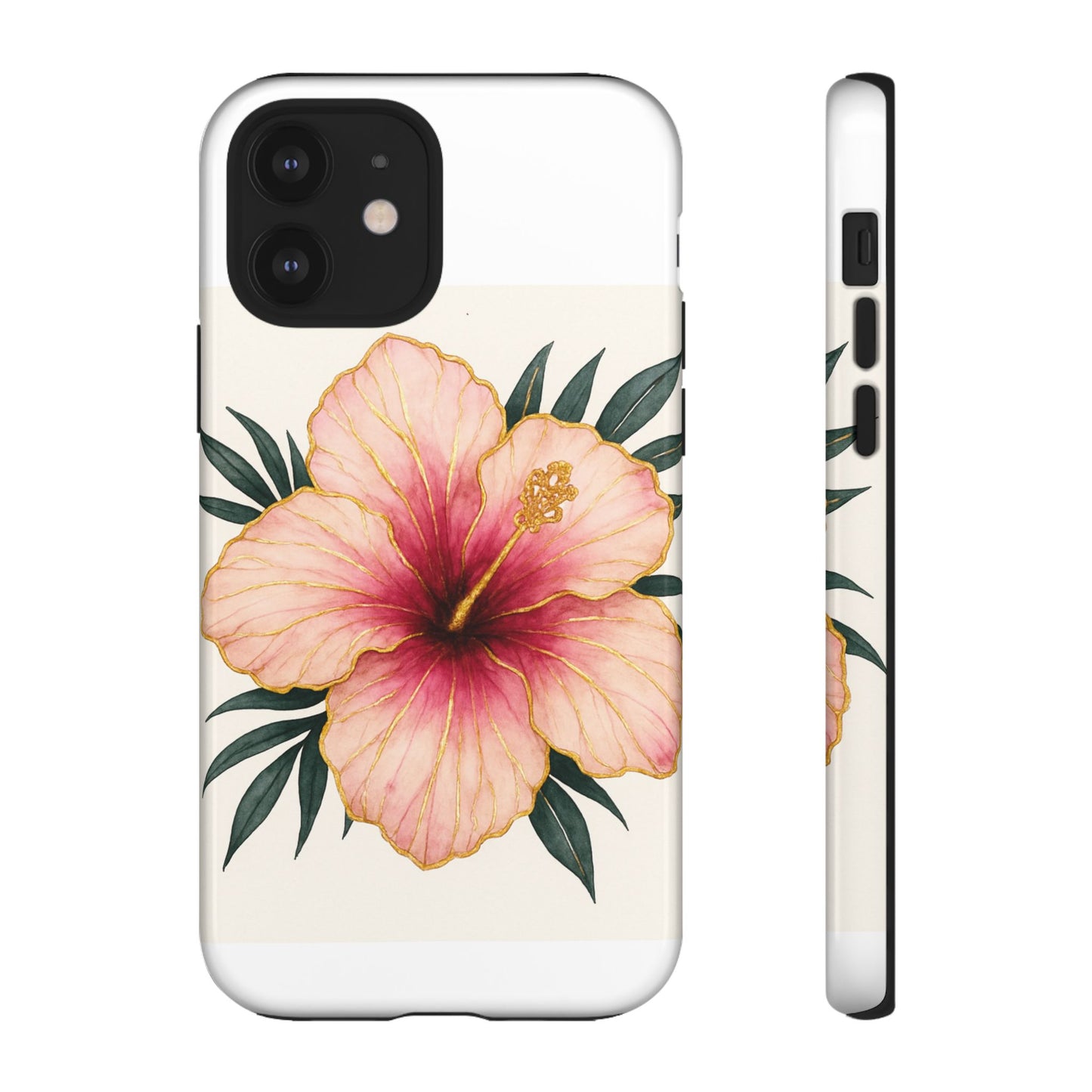 Hibiscus Flower Phone Case | Tropical Floral Design, Tough Phone Cover, Summer Vibes, Gift for Nature Lovers, Birthday Present