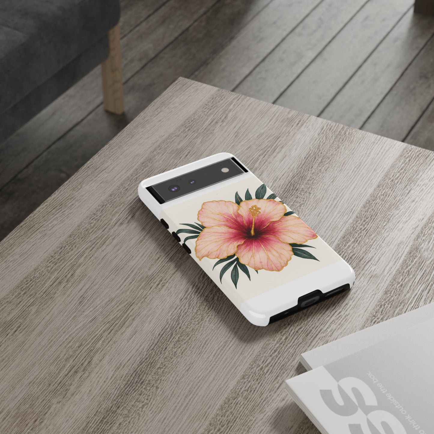 Hibiscus Flower Phone Case | Tropical Floral Design, Tough Phone Cover, Summer Vibes, Gift for Nature Lovers, Birthday Present