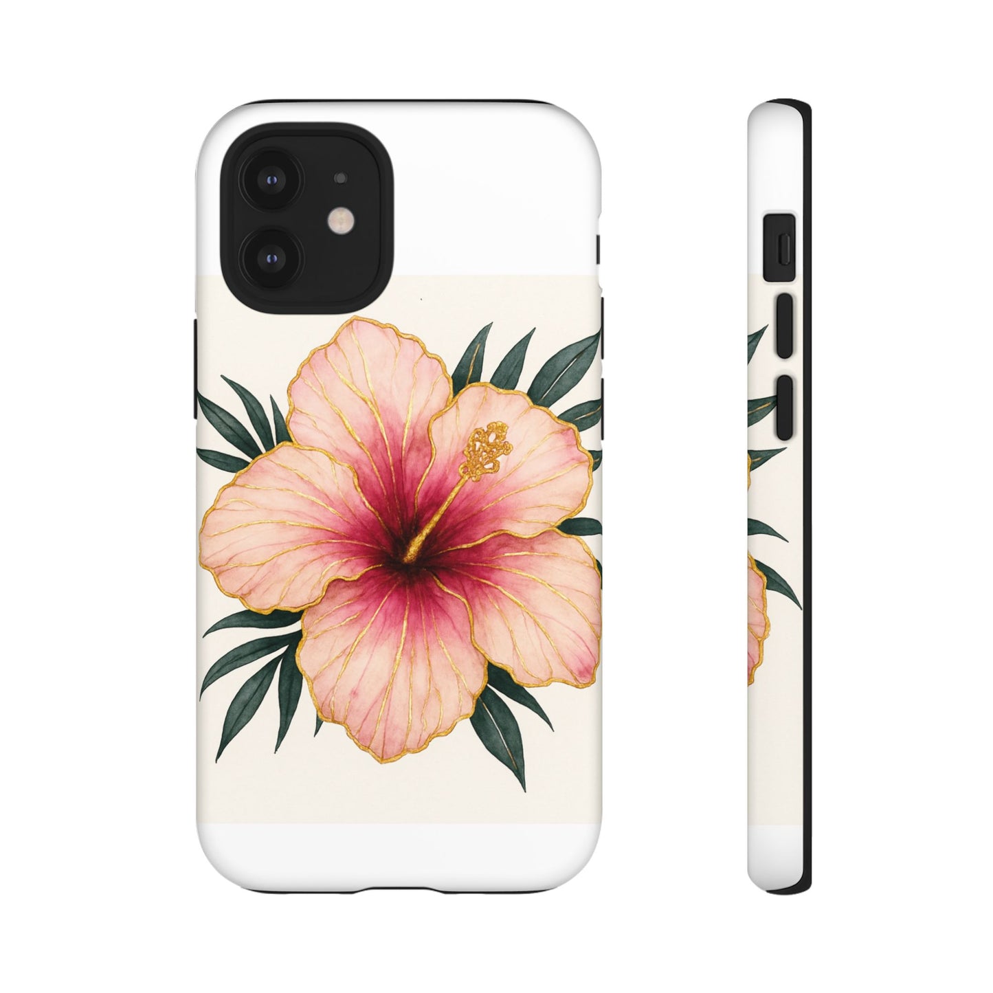 Hibiscus Flower Phone Case | Tropical Floral Design, Tough Phone Cover, Summer Vibes, Gift for Nature Lovers, Birthday Present