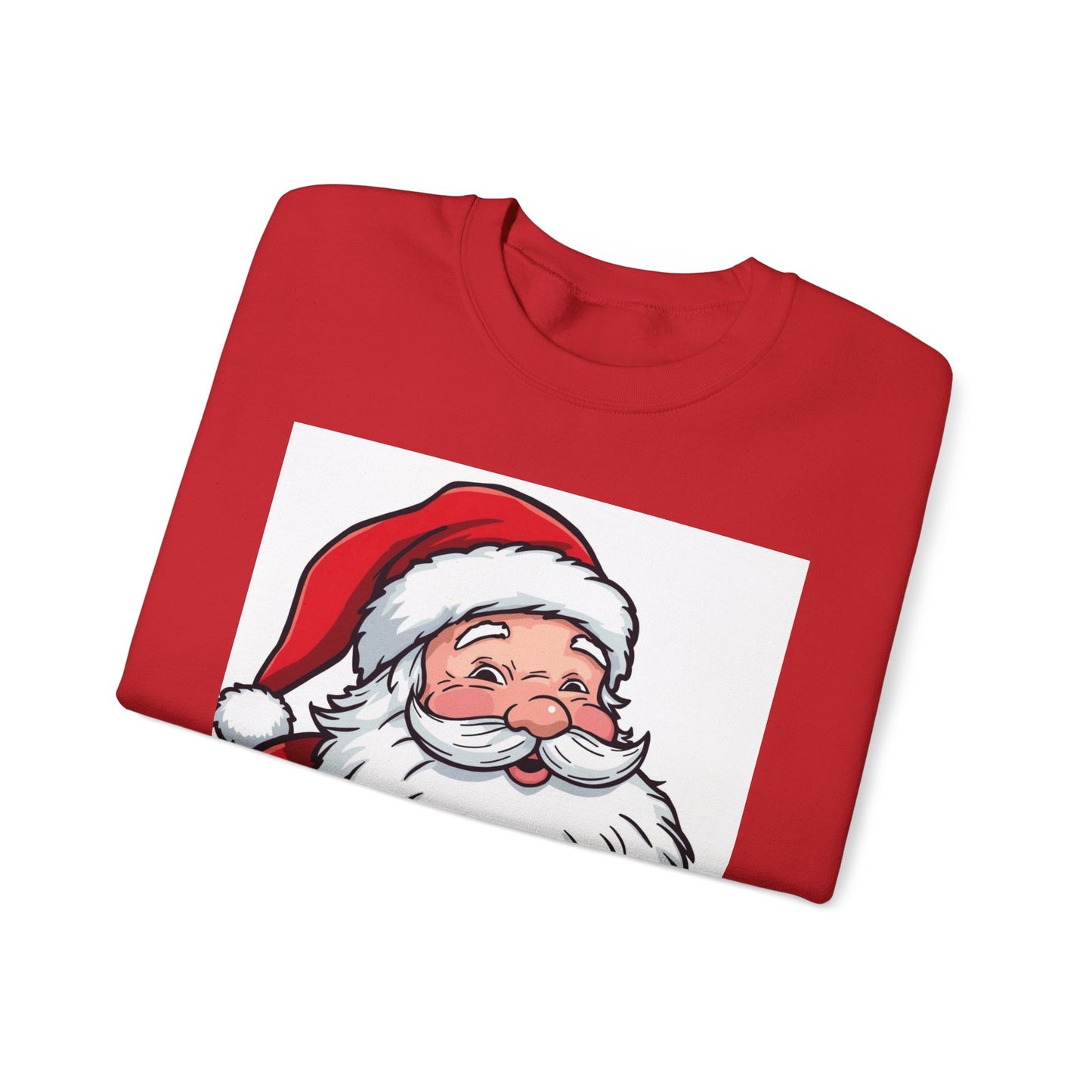 Santa Claus Graphic Sweatshirt - Vintage Merry Christmas Crewneck