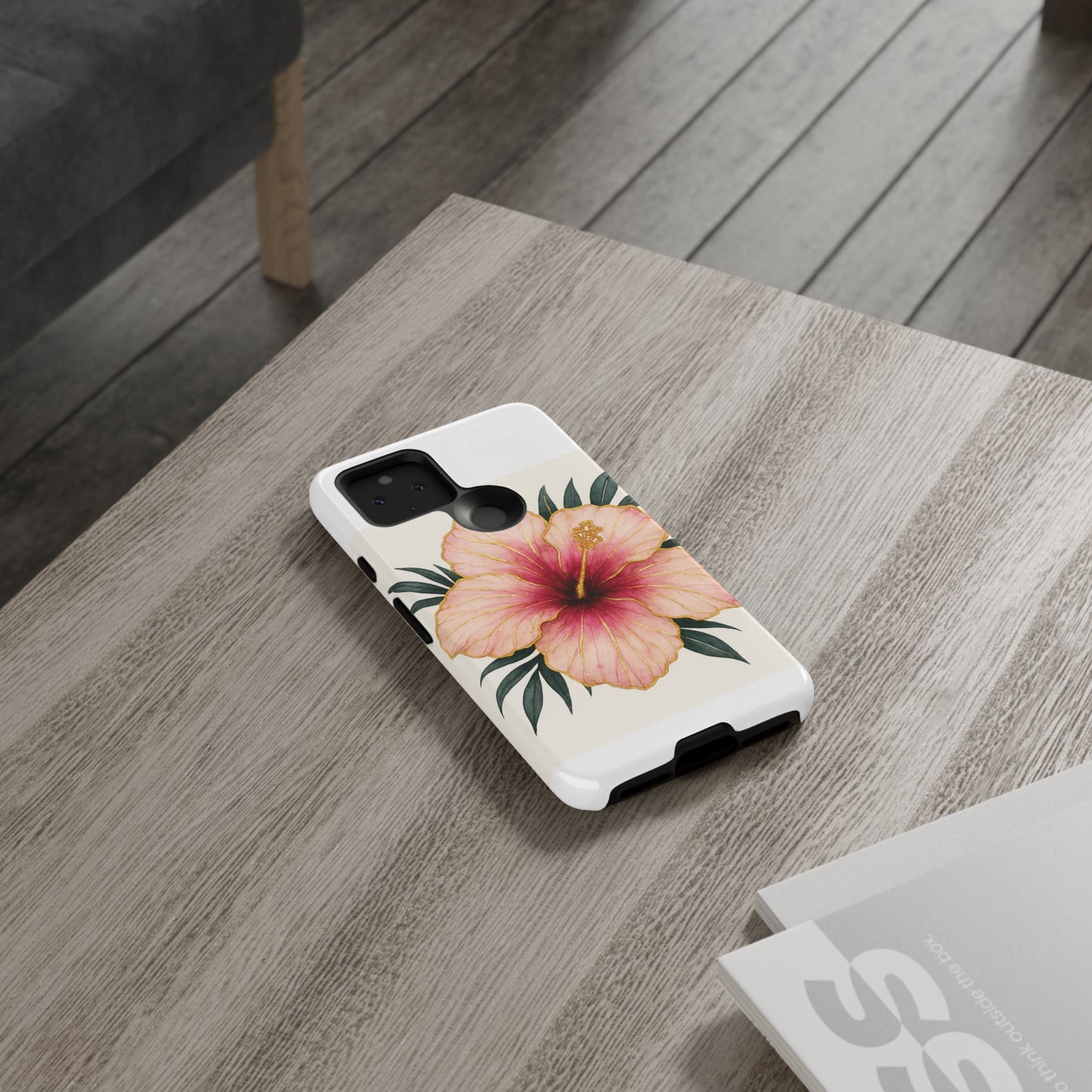 Hibiscus Flower Phone Case | Tropical Floral Design, Tough Phone Cover, Summer Vibes, Gift for Nature Lovers, Birthday Present
