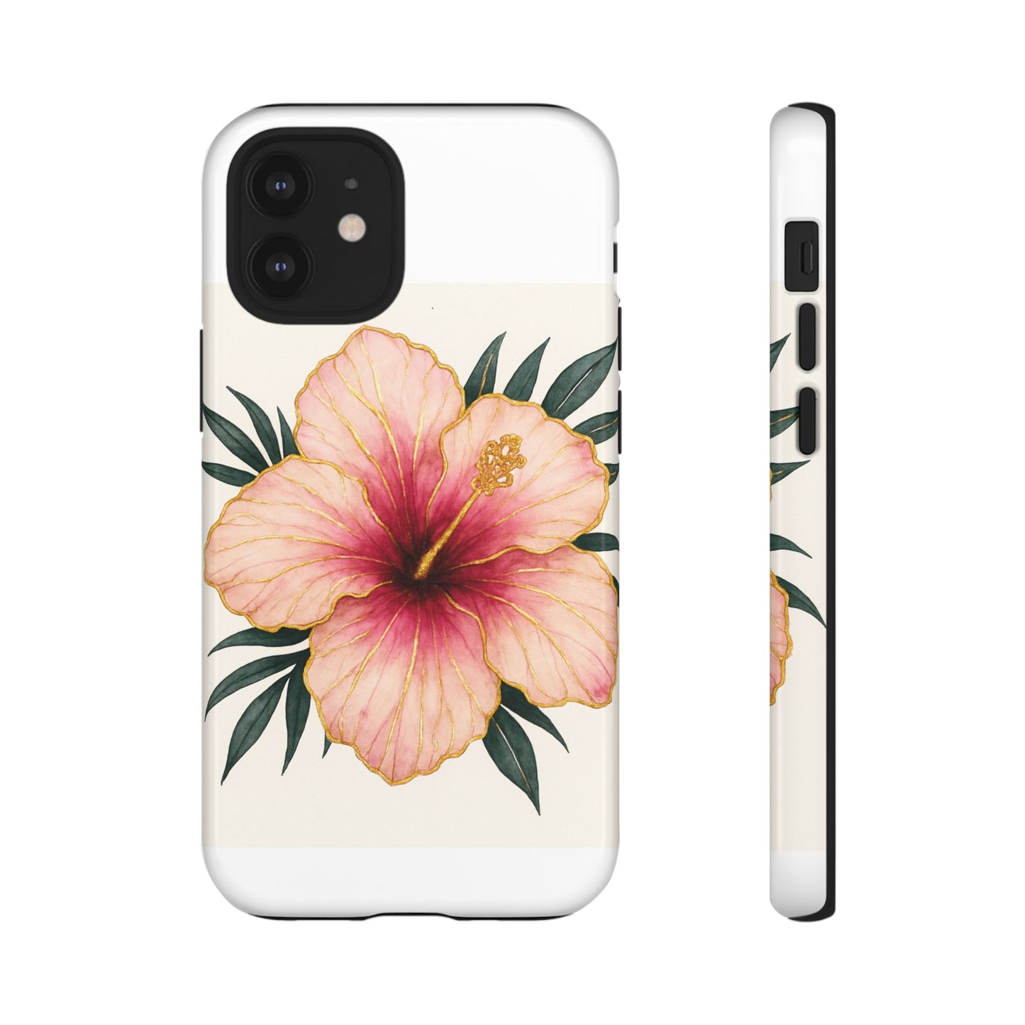 Hibiscus Flower Phone Case | Tropical Floral Design, Tough Phone Cover, Summer Vibes, Gift for Nature Lovers, Birthday Present