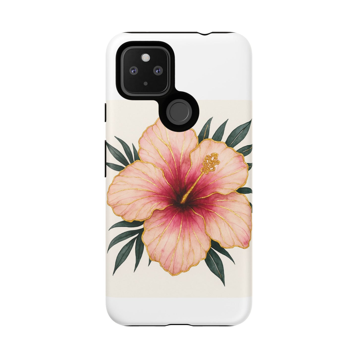 Hibiscus Flower Phone Case | Tropical Floral Design, Tough Phone Cover, Summer Vibes, Gift for Nature Lovers, Birthday Present