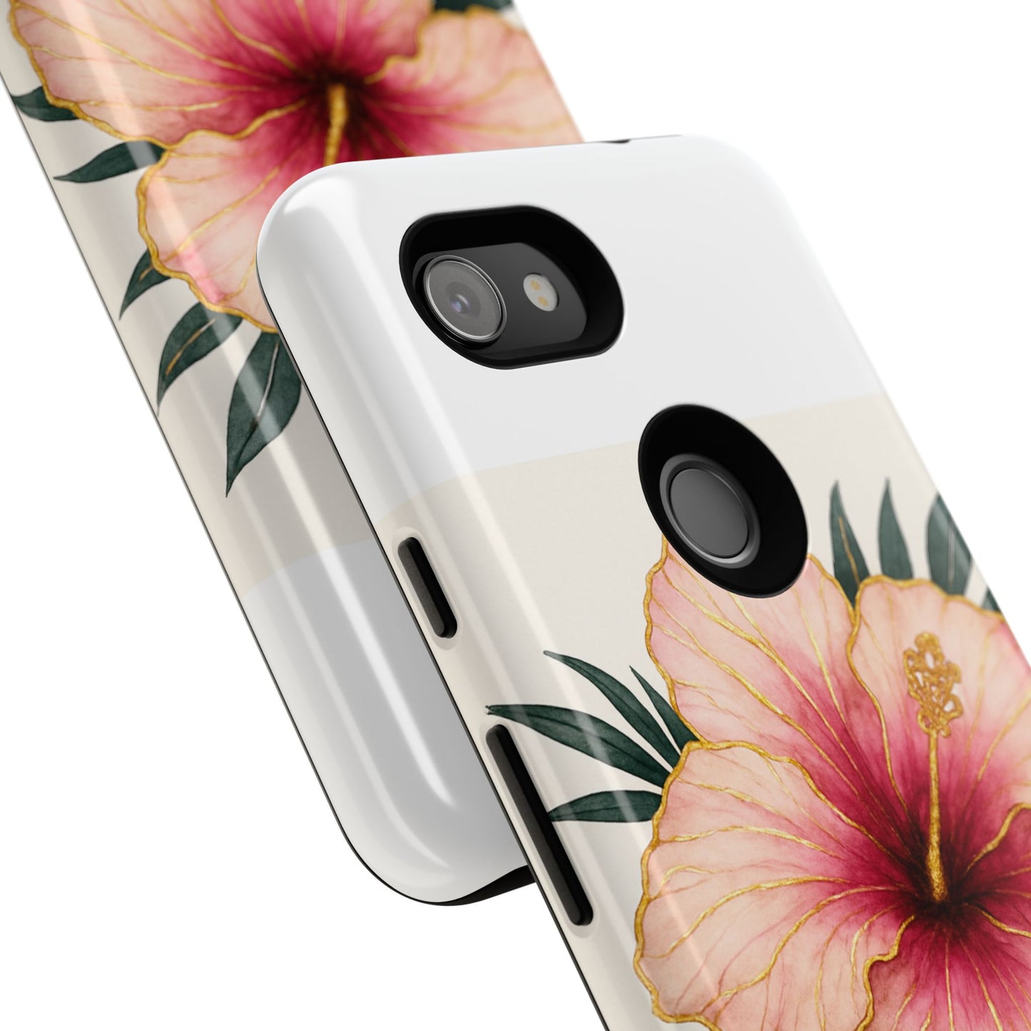 Hibiscus Flower Phone Case | Tropical Floral Design, Tough Phone Cover, Summer Vibes, Gift for Nature Lovers, Birthday Present