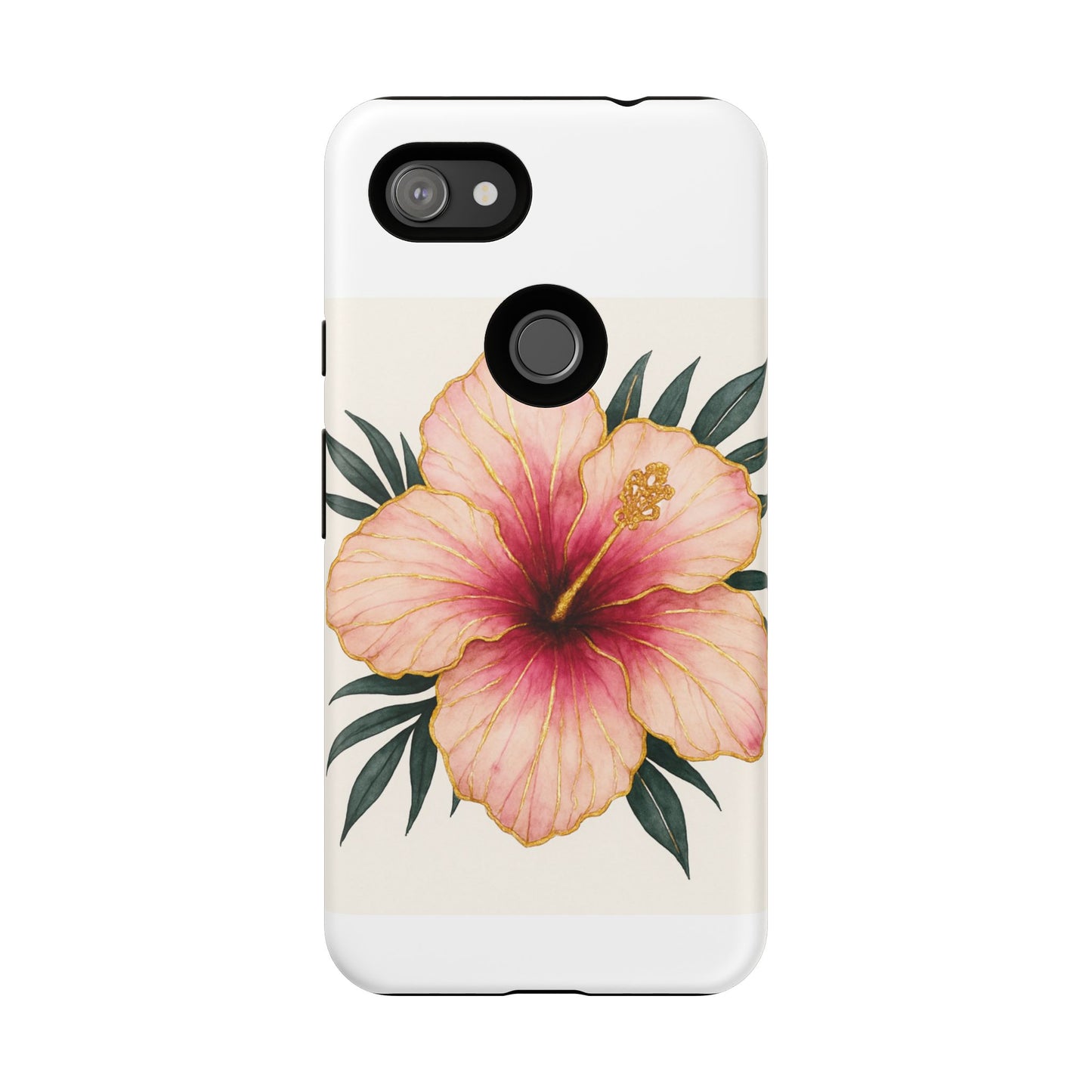 Hibiscus Flower Phone Case | Tropical Floral Design, Tough Phone Cover, Summer Vibes, Gift for Nature Lovers, Birthday Present