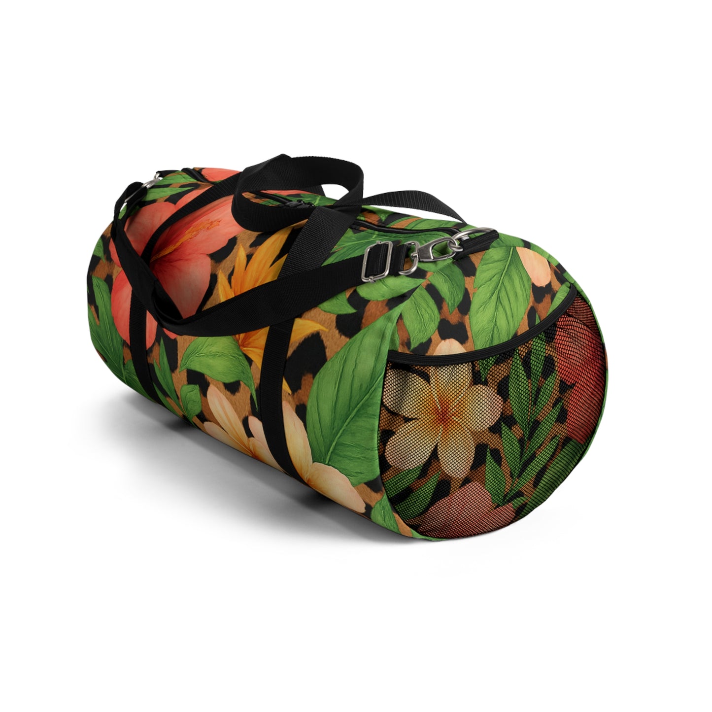 Tropical Floral Duffel Bag, Boho Weekender Bag, Gym Bag, Travel Bag, Stylish Overnight Bag, Perfect for Beach Trips & Gifts