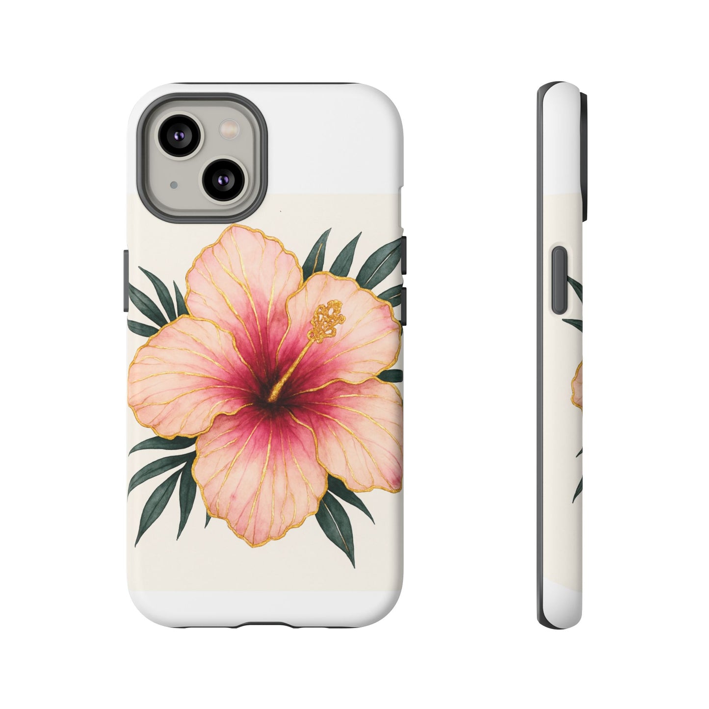 Hibiscus Flower Phone Case | Tropical Floral Design, Tough Phone Cover, Summer Vibes, Gift for Nature Lovers, Birthday Present