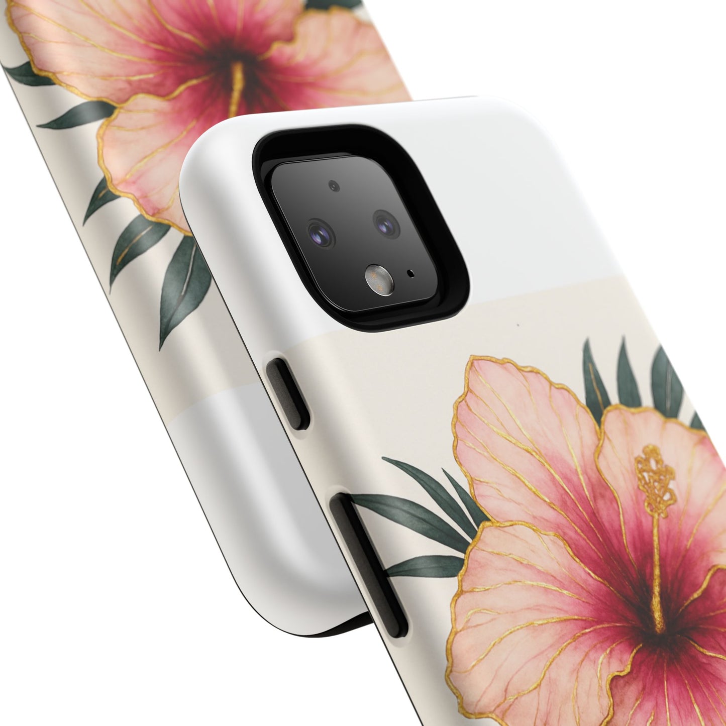 Hibiscus Flower Phone Case | Tropical Floral Design, Tough Phone Cover, Summer Vibes, Gift for Nature Lovers, Birthday Present