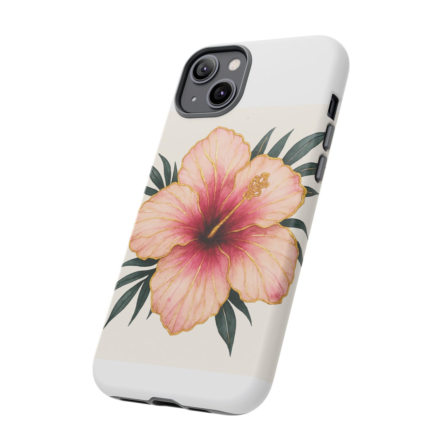 Hibiscus Flower Phone Case | Tropical Floral Design, Tough Phone Cover, Summer Vibes, Gift for Nature Lovers, Birthday Present