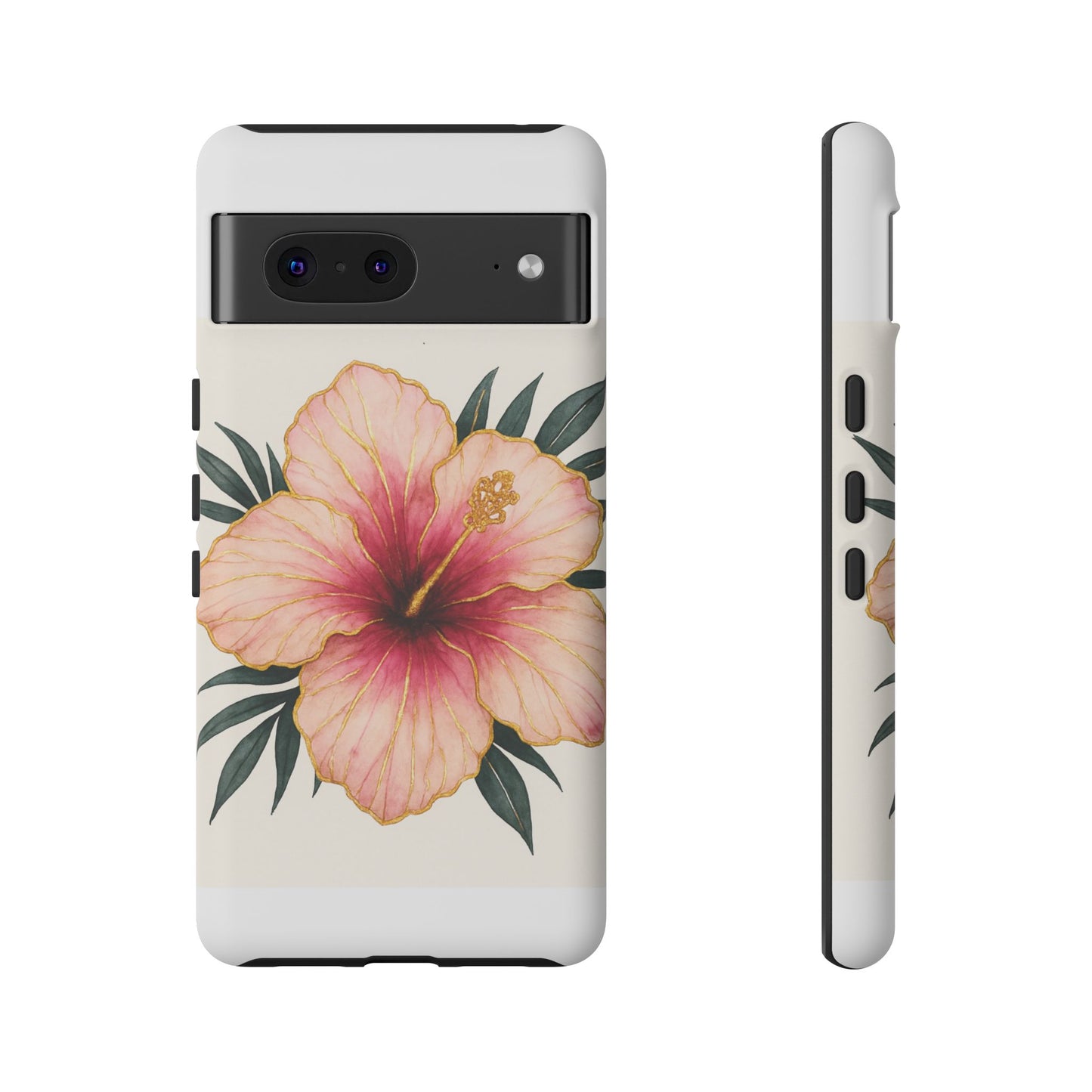 Hibiscus Flower Phone Case | Tropical Floral Design, Tough Phone Cover, Summer Vibes, Gift for Nature Lovers, Birthday Present