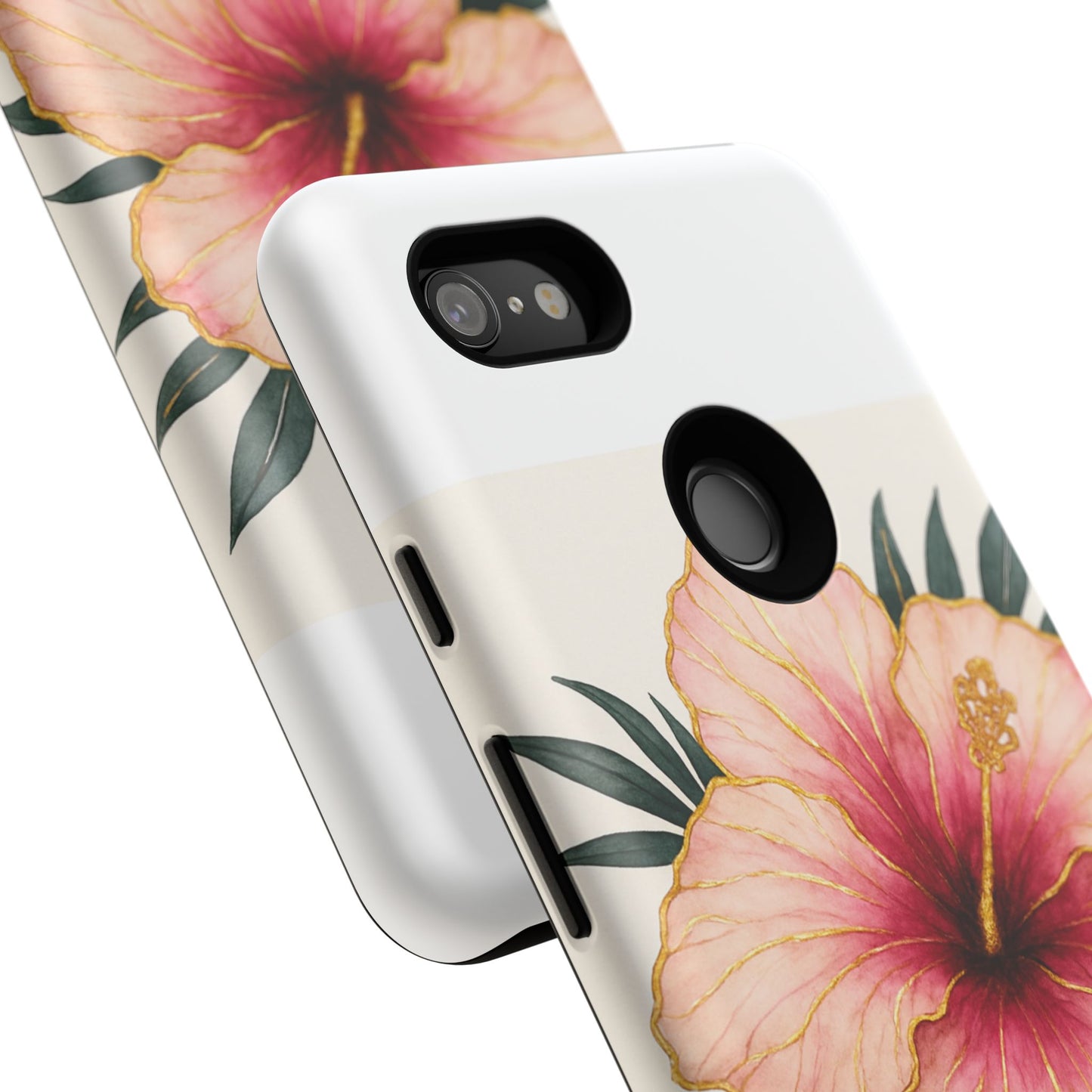 Hibiscus Flower Phone Case | Tropical Floral Design, Tough Phone Cover, Summer Vibes, Gift for Nature Lovers, Birthday Present