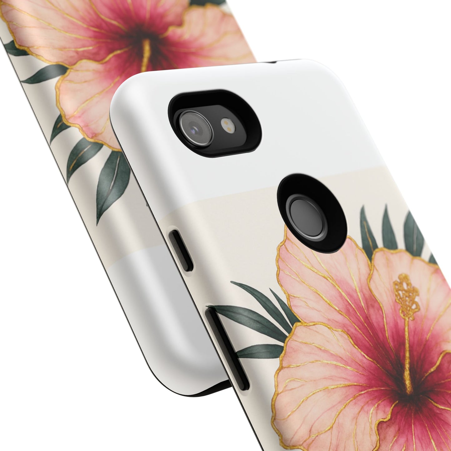 Hibiscus Flower Phone Case | Tropical Floral Design, Tough Phone Cover, Summer Vibes, Gift for Nature Lovers, Birthday Present