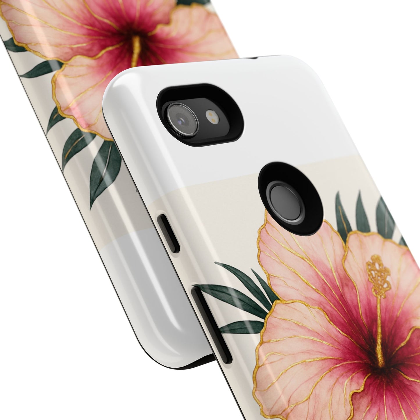 Hibiscus Flower Phone Case | Tropical Floral Design, Tough Phone Cover, Summer Vibes, Gift for Nature Lovers, Birthday Present