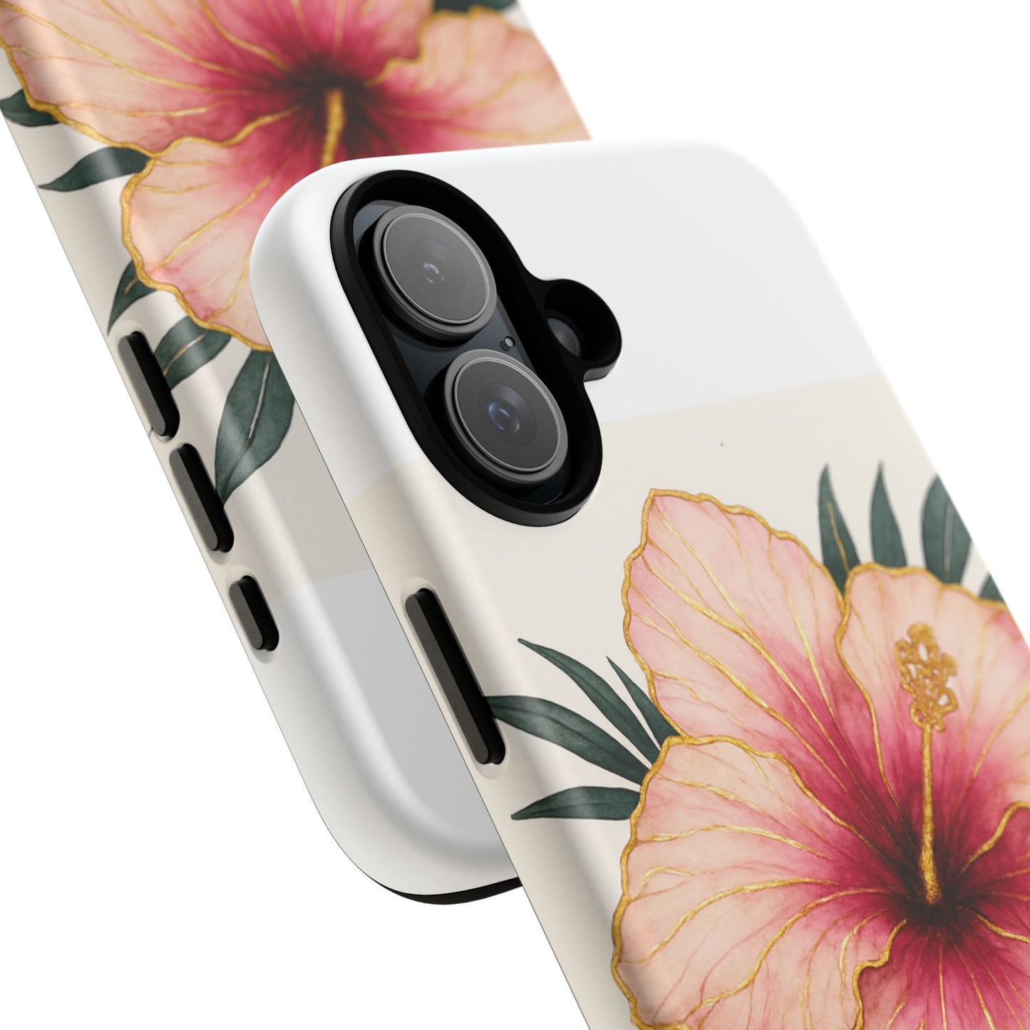 Hibiscus Flower Phone Case | Tropical Floral Design, Tough Phone Cover, Summer Vibes, Gift for Nature Lovers, Birthday Present