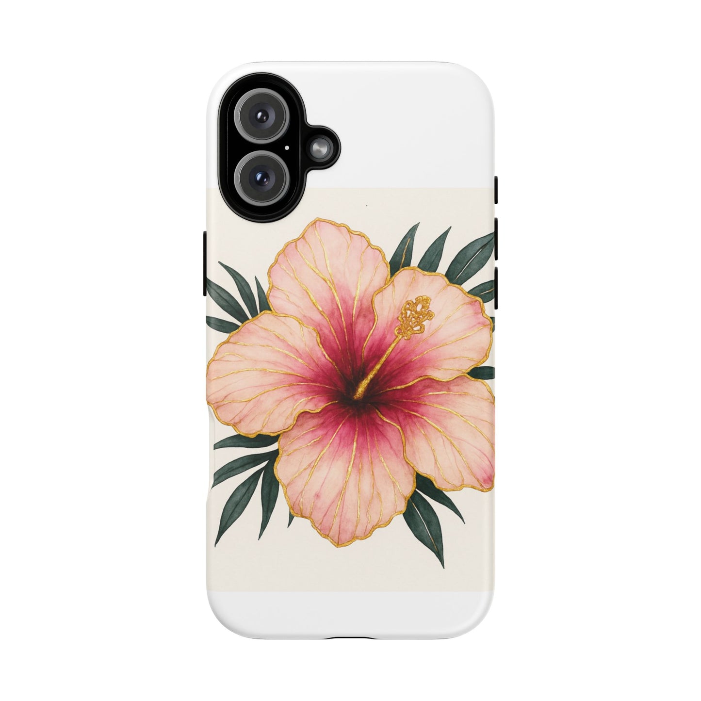 Hibiscus Flower Phone Case | Tropical Floral Design, Tough Phone Cover, Summer Vibes, Gift for Nature Lovers, Birthday Present