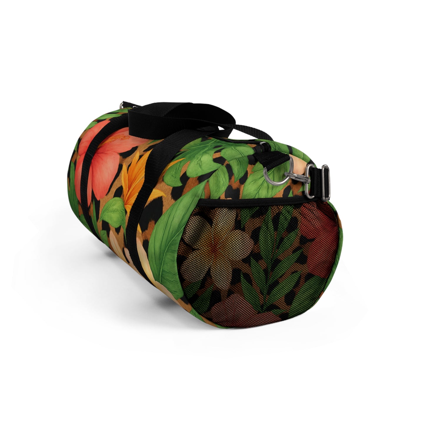Tropical Floral Duffel Bag, Boho Weekender Bag, Gym Bag, Travel Bag, Stylish Overnight Bag, Perfect for Beach Trips & Gifts