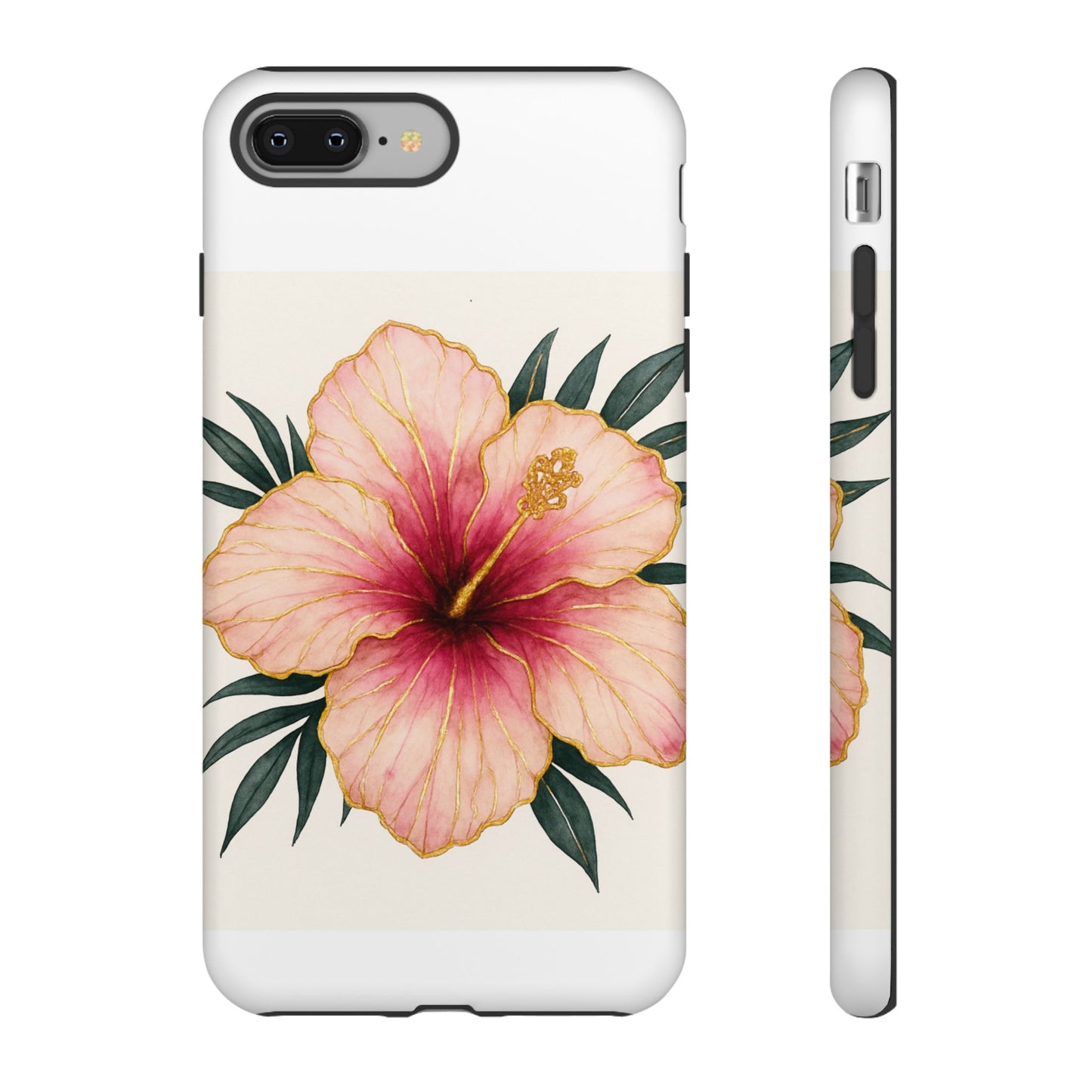 Hibiscus Flower Phone Case | Tropical Floral Design, Tough Phone Cover, Summer Vibes, Gift for Nature Lovers, Birthday Present