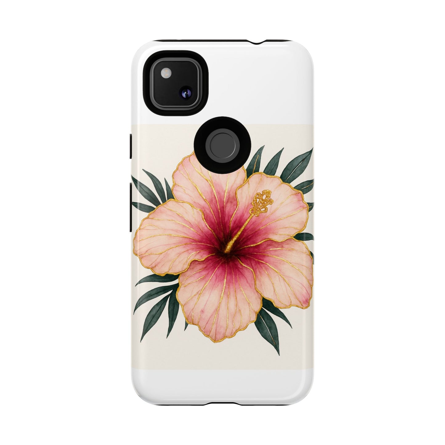 Hibiscus Flower Phone Case | Tropical Floral Design, Tough Phone Cover, Summer Vibes, Gift for Nature Lovers, Birthday Present