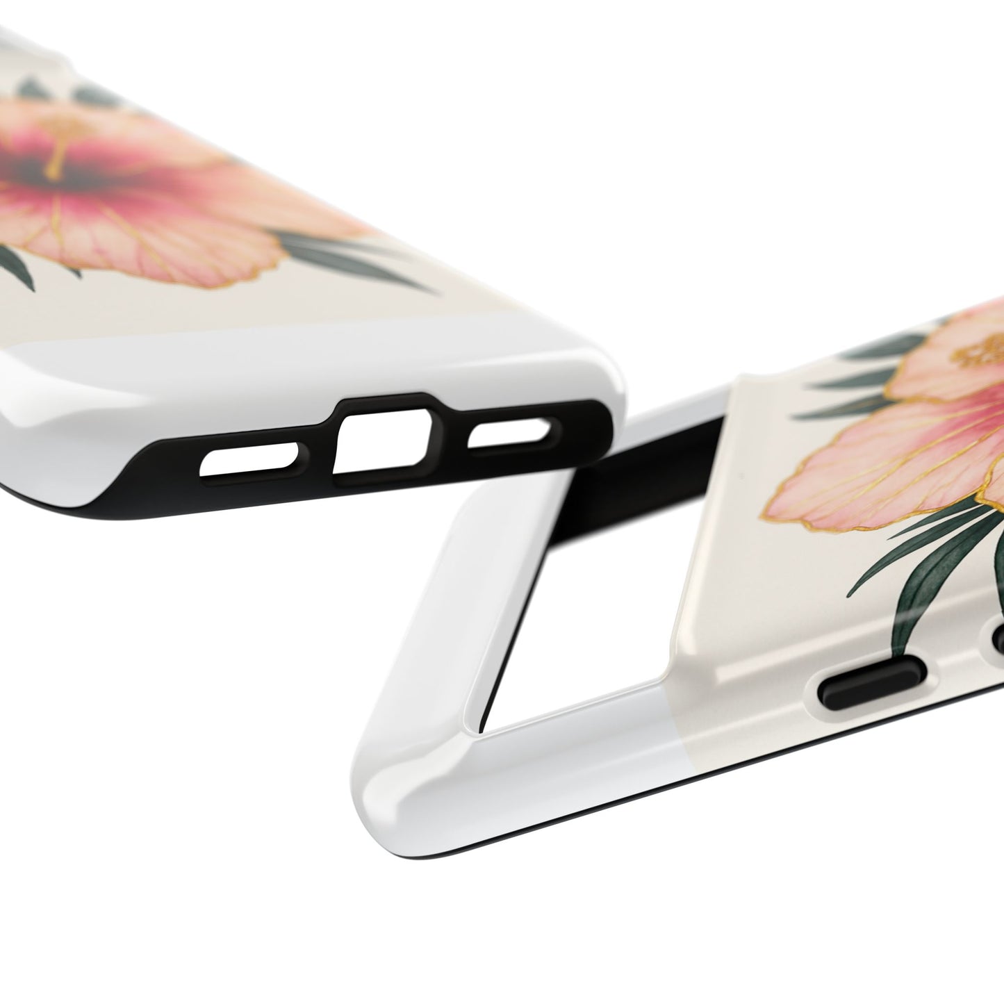 Hibiscus Flower Phone Case | Tropical Floral Design, Tough Phone Cover, Summer Vibes, Gift for Nature Lovers, Birthday Present