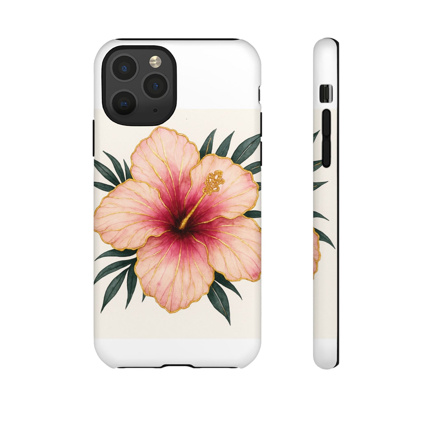 Hibiscus Flower Phone Case | Tropical Floral Design, Tough Phone Cover, Summer Vibes, Gift for Nature Lovers, Birthday Present