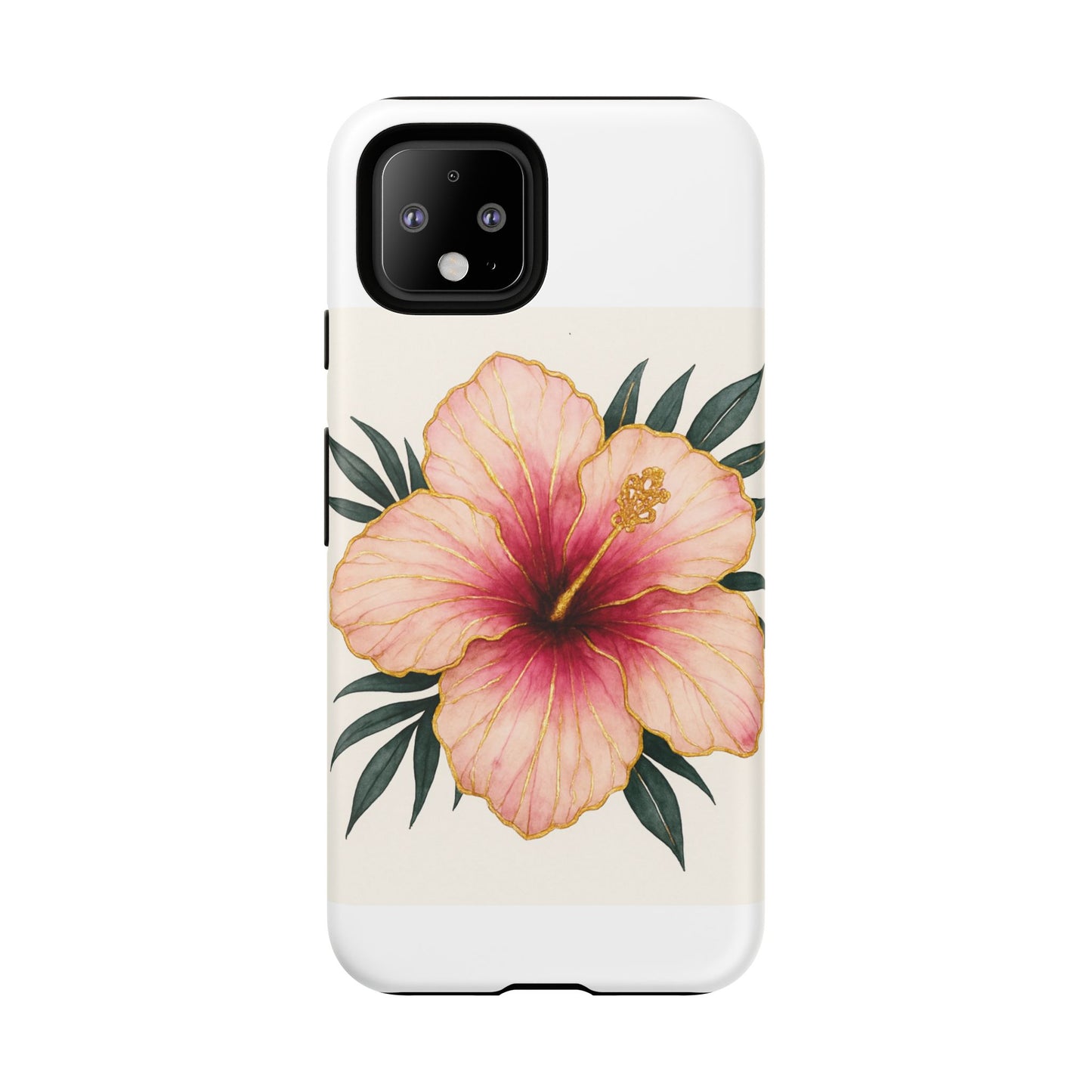 Hibiscus Flower Phone Case | Tropical Floral Design, Tough Phone Cover, Summer Vibes, Gift for Nature Lovers, Birthday Present