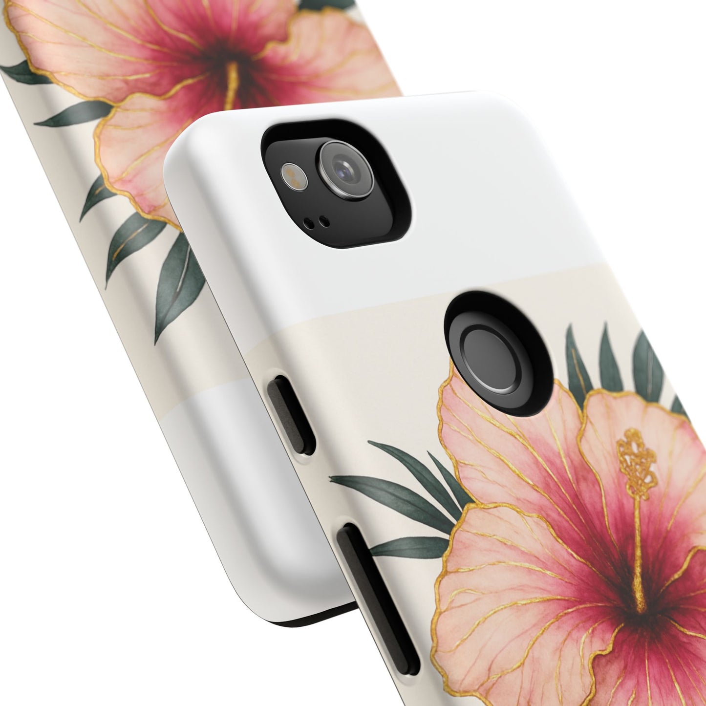 Hibiscus Flower Phone Case | Tropical Floral Design, Tough Phone Cover, Summer Vibes, Gift for Nature Lovers, Birthday Present