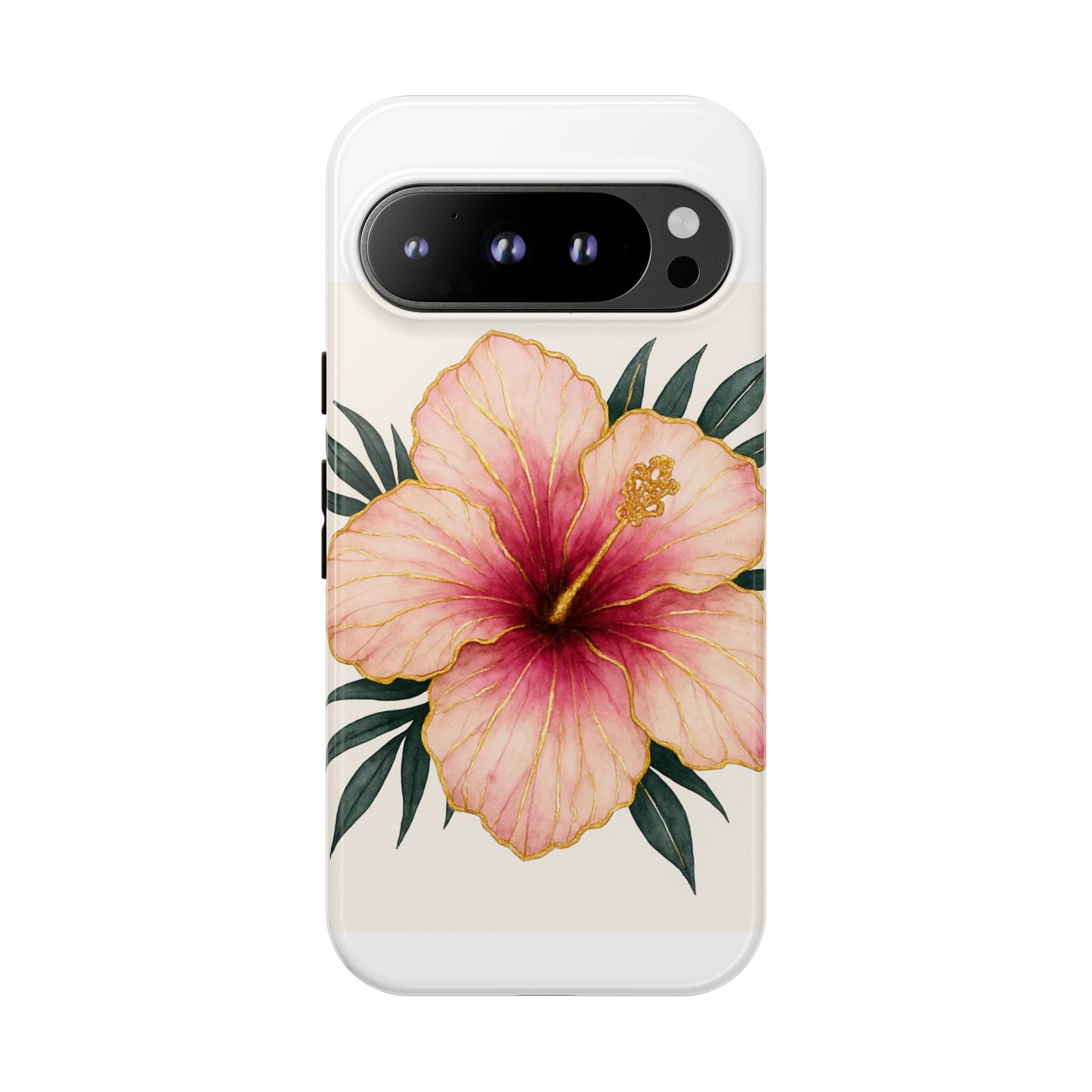 Hibiscus Flower Phone Case | Tropical Floral Design, Tough Phone Cover, Summer Vibes, Gift for Nature Lovers, Birthday Present