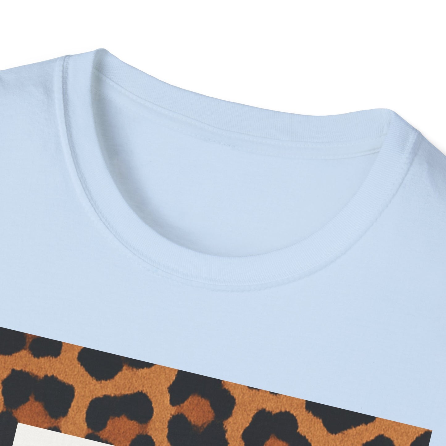 Tropical Leopard Print T-Shirt, Unisex Tee, Floral Graphic Shirt, Casual Wear, Summer Outfit, Gift for Nature Lovers