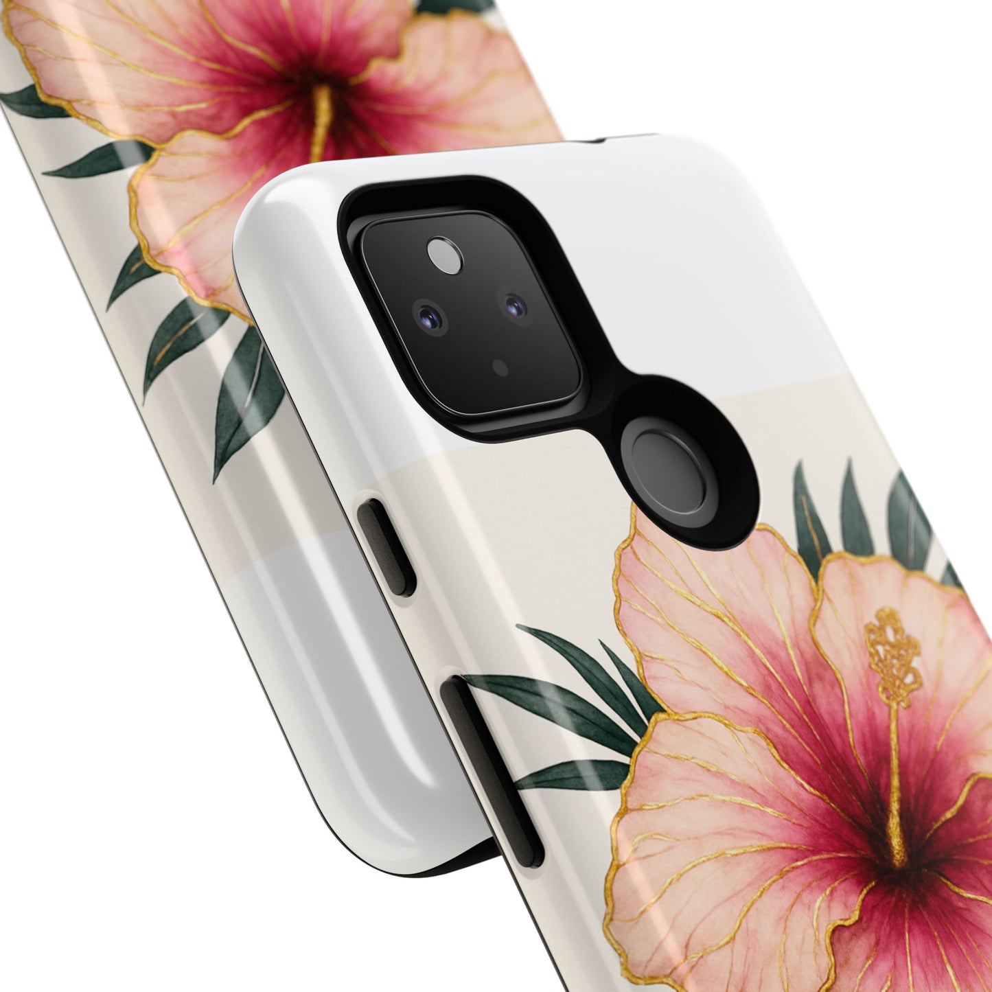 Hibiscus Flower Phone Case | Tropical Floral Design, Tough Phone Cover, Summer Vibes, Gift for Nature Lovers, Birthday Present