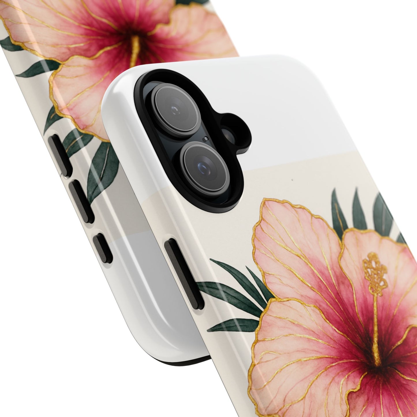 Hibiscus Flower Phone Case | Tropical Floral Design, Tough Phone Cover, Summer Vibes, Gift for Nature Lovers, Birthday Present