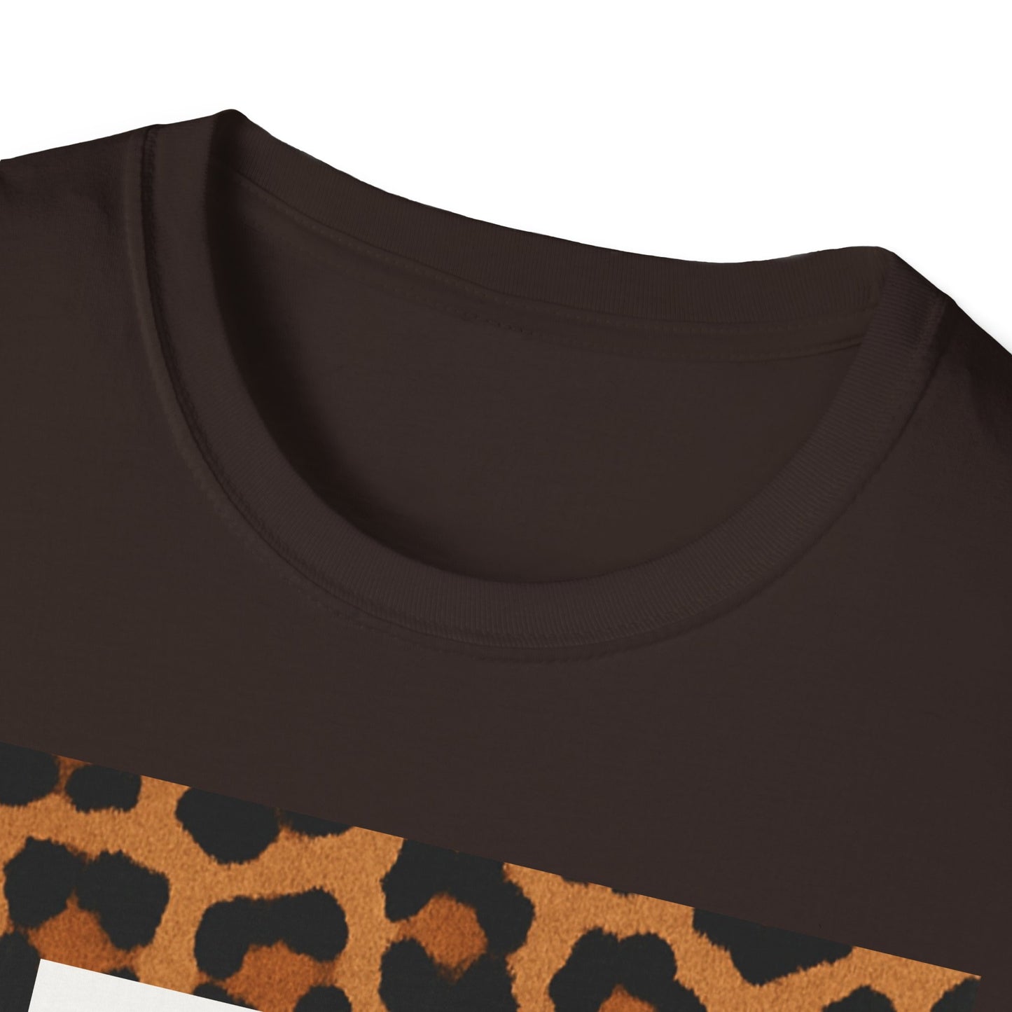 Tropical Leopard Print T-Shirt, Unisex Tee, Floral Graphic Shirt, Casual Wear, Summer Outfit, Gift for Nature Lovers