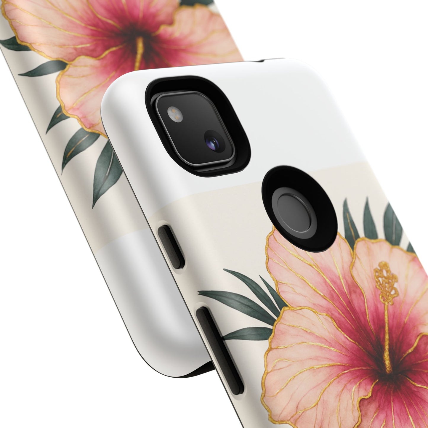 Hibiscus Flower Phone Case | Tropical Floral Design, Tough Phone Cover, Summer Vibes, Gift for Nature Lovers, Birthday Present