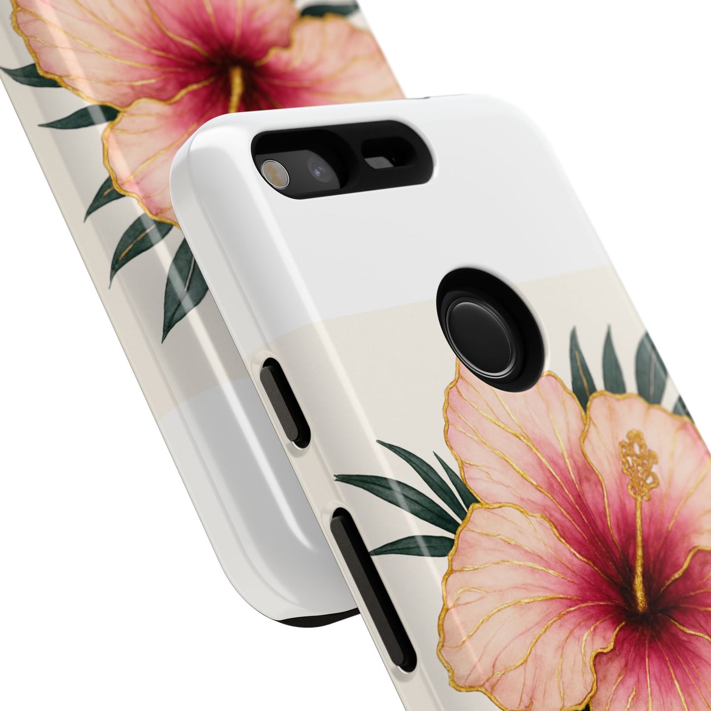 Hibiscus Flower Phone Case | Tropical Floral Design, Tough Phone Cover, Summer Vibes, Gift for Nature Lovers, Birthday Present