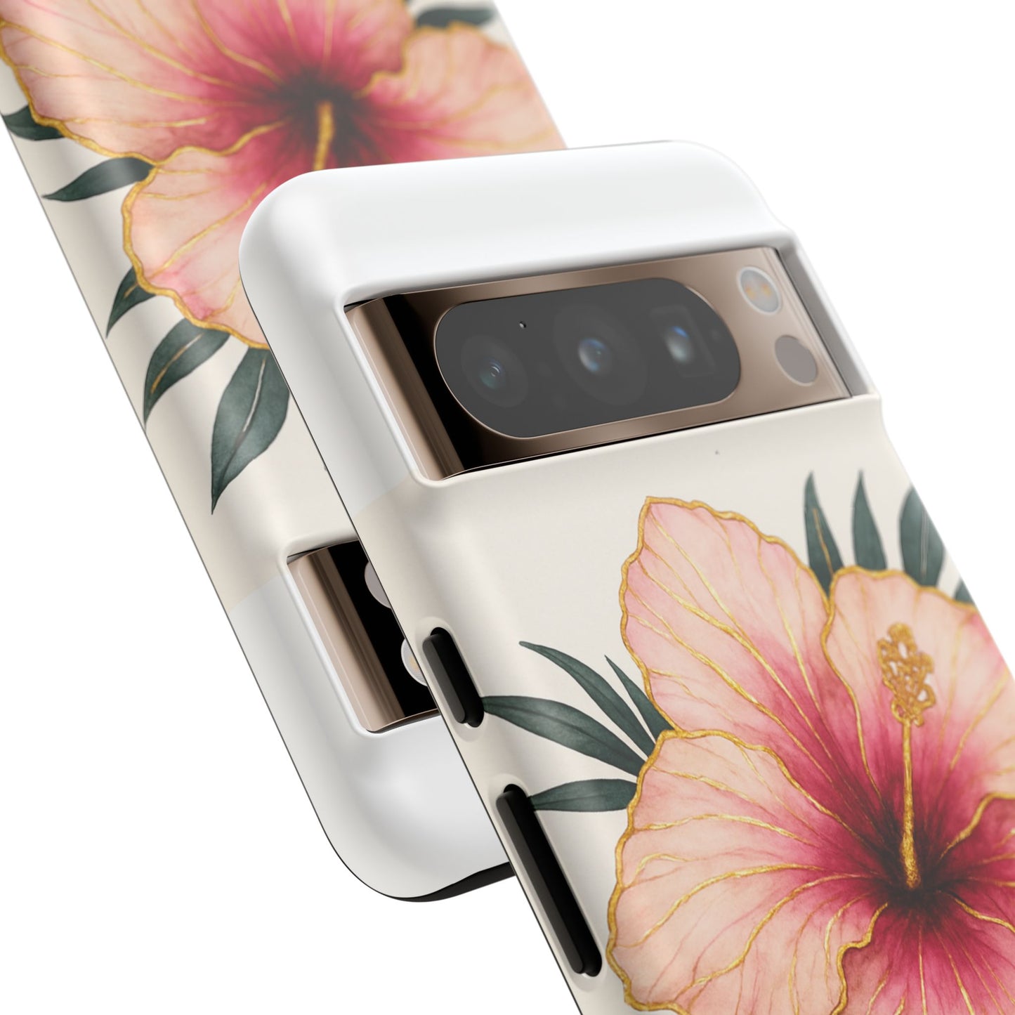 Hibiscus Flower Phone Case | Tropical Floral Design, Tough Phone Cover, Summer Vibes, Gift for Nature Lovers, Birthday Present