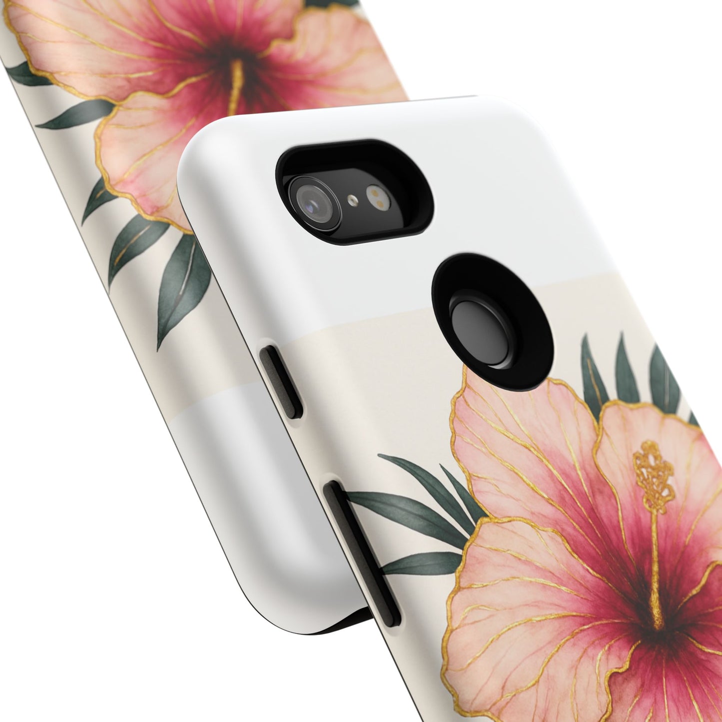 Hibiscus Flower Phone Case | Tropical Floral Design, Tough Phone Cover, Summer Vibes, Gift for Nature Lovers, Birthday Present