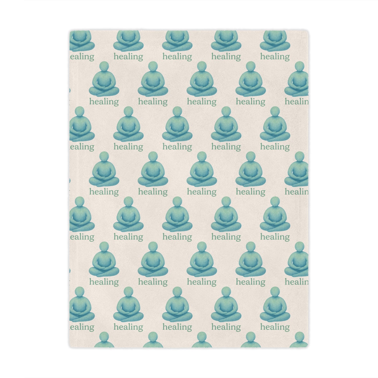 Healing Minky Blanket | Soft Cozy Throw for Meditation, Self-Care, Spiritual Gifts, Relaxation, Mindfulness