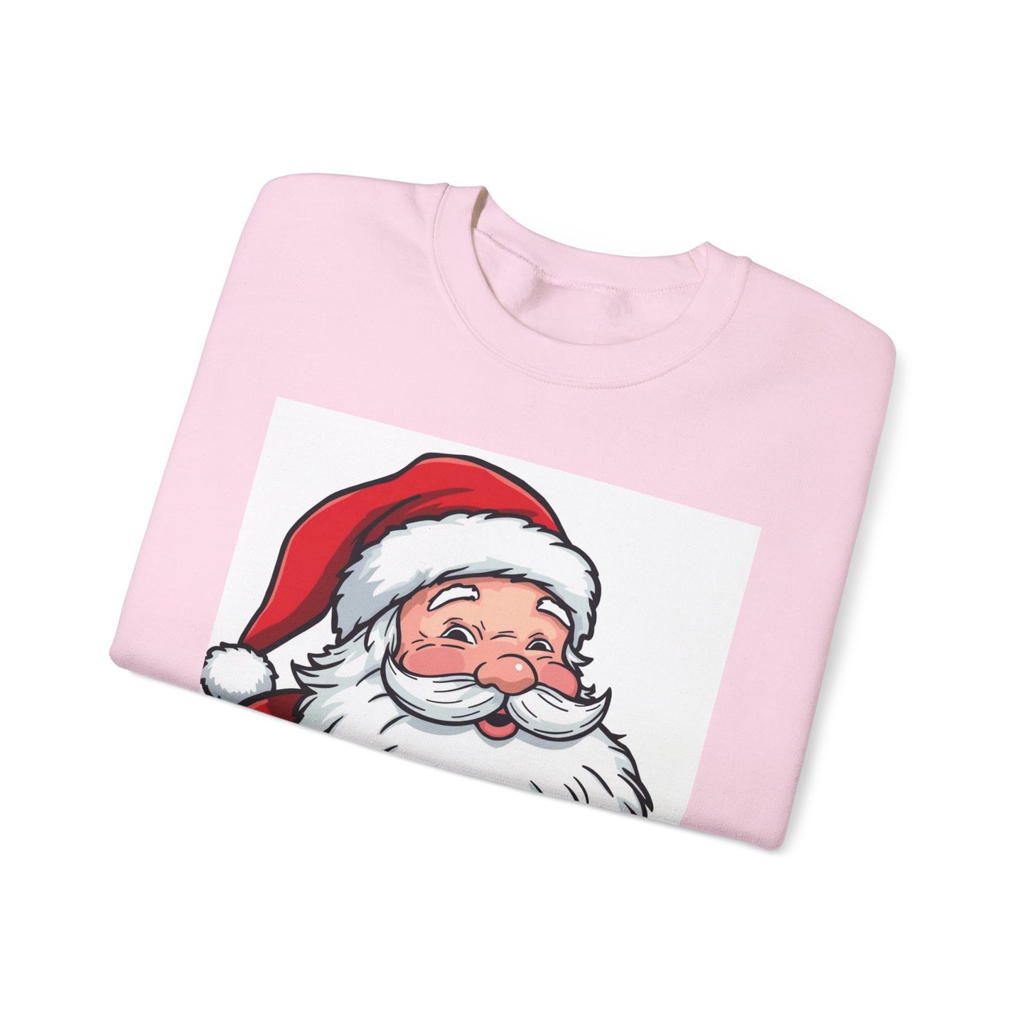 Santa Claus Graphic Sweatshirt - Vintage Merry Christmas Crewneck