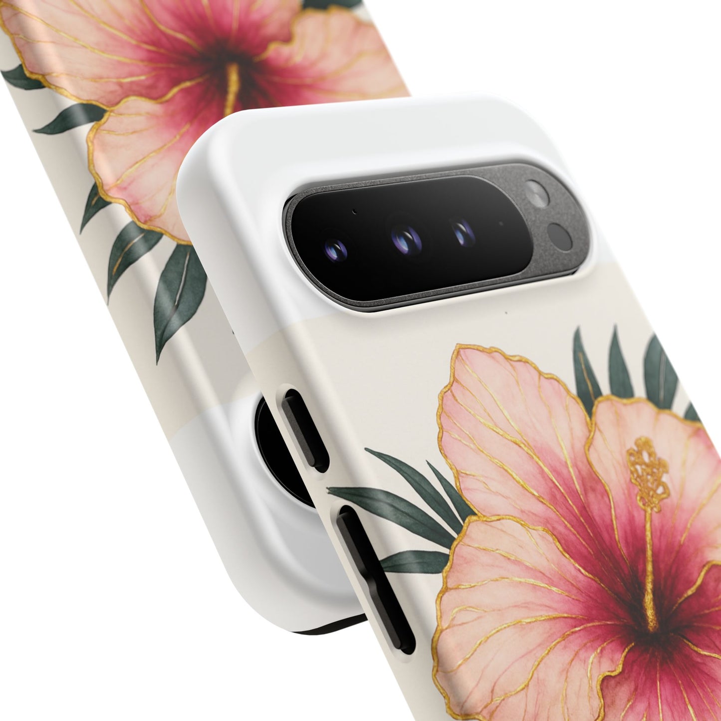 Hibiscus Flower Phone Case | Tropical Floral Design, Tough Phone Cover, Summer Vibes, Gift for Nature Lovers, Birthday Present